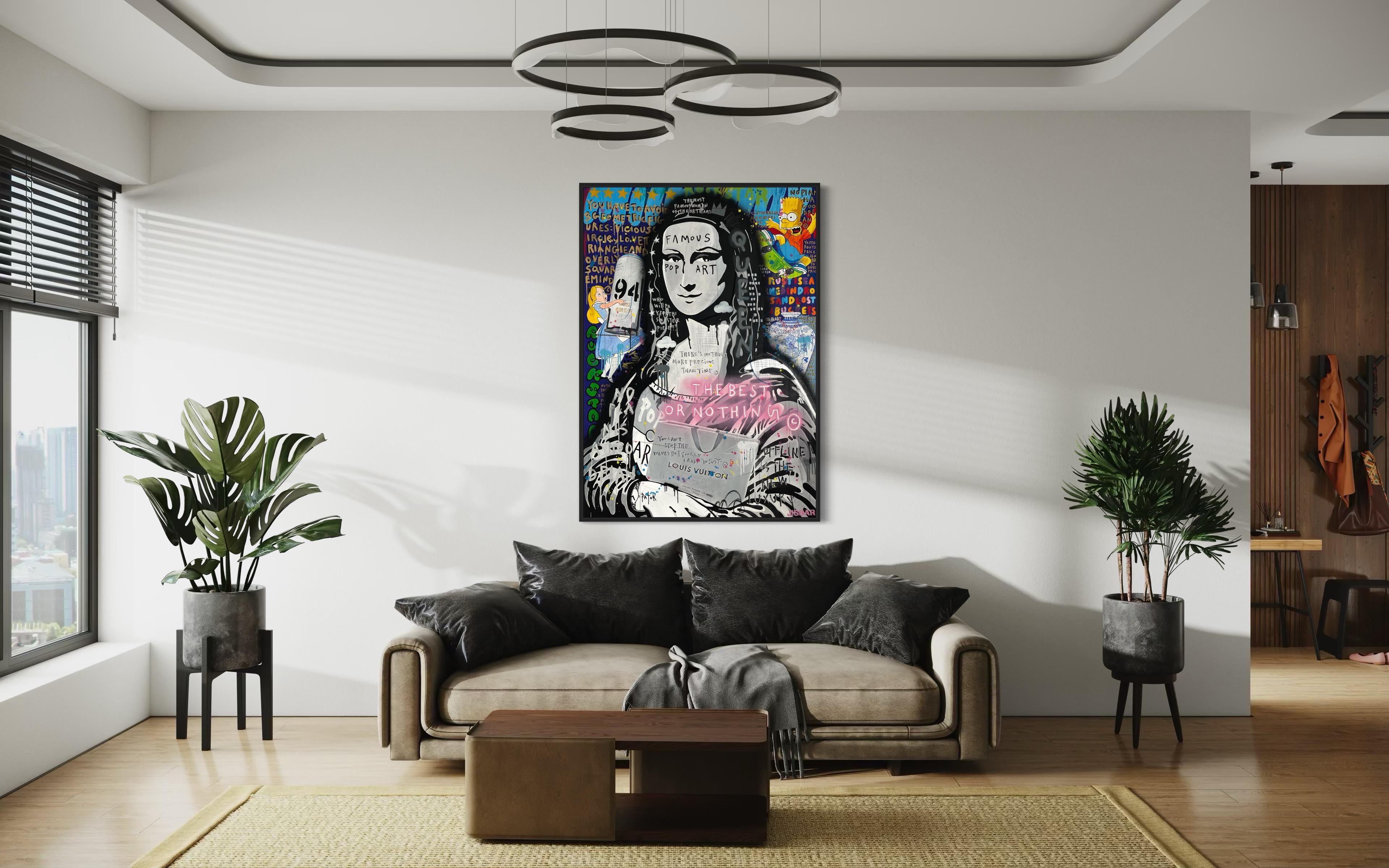 La migliore via di Mona - Painting Postmoderno di Jisbar