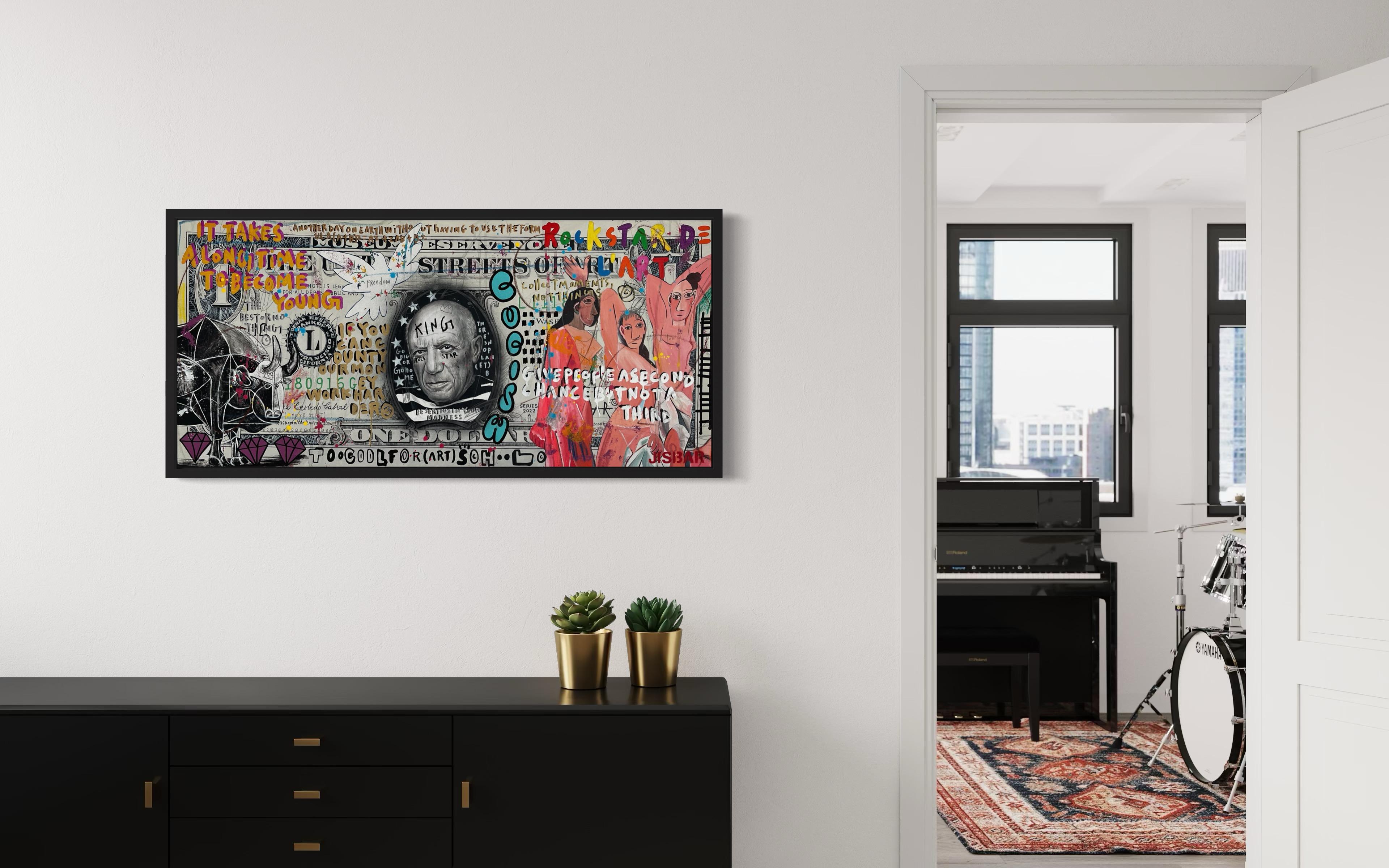 Too Cool für Art Picasso – Painting von Jisbar