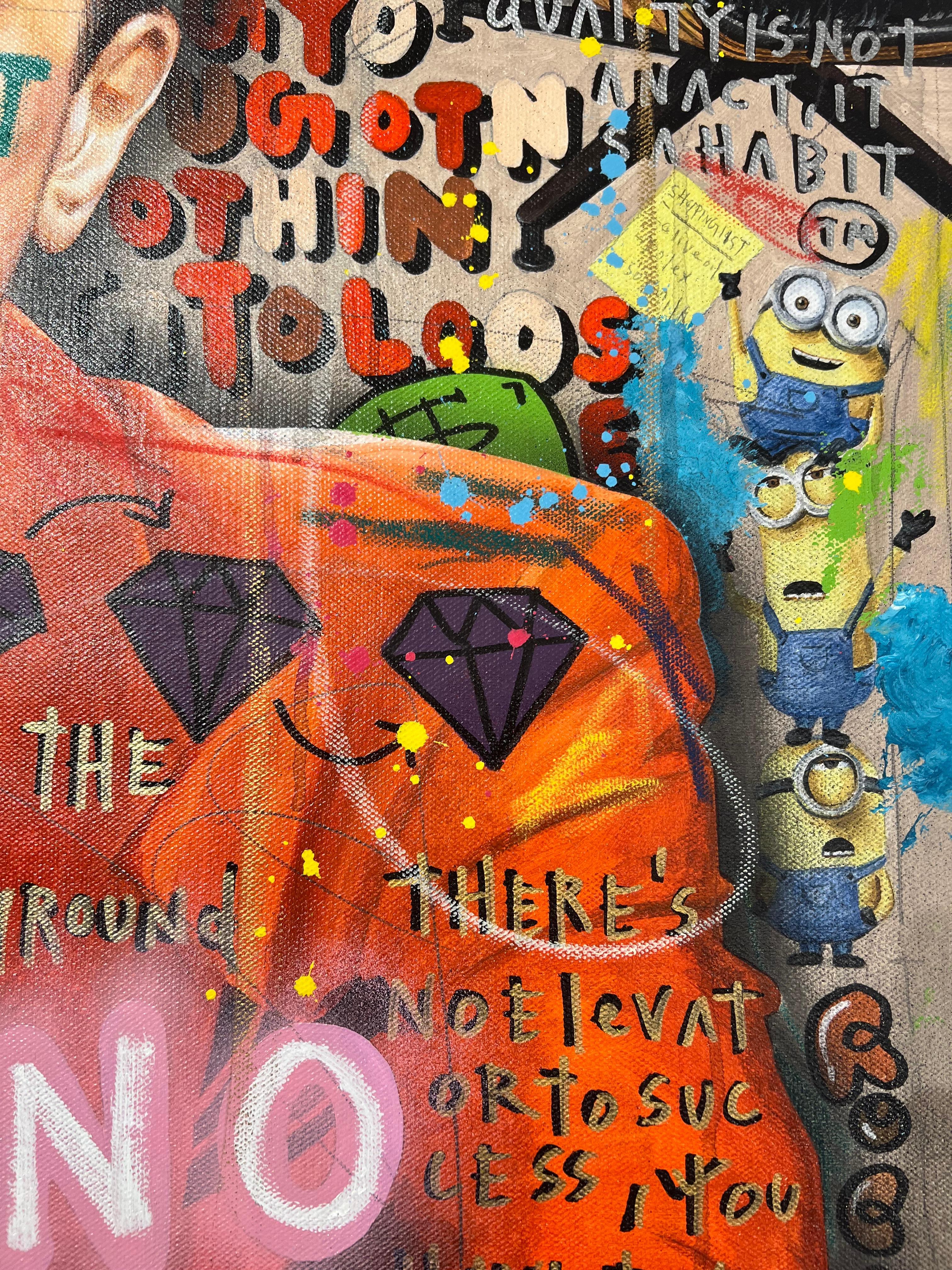 Kasino (Braun), Portrait Painting, von Jisbar