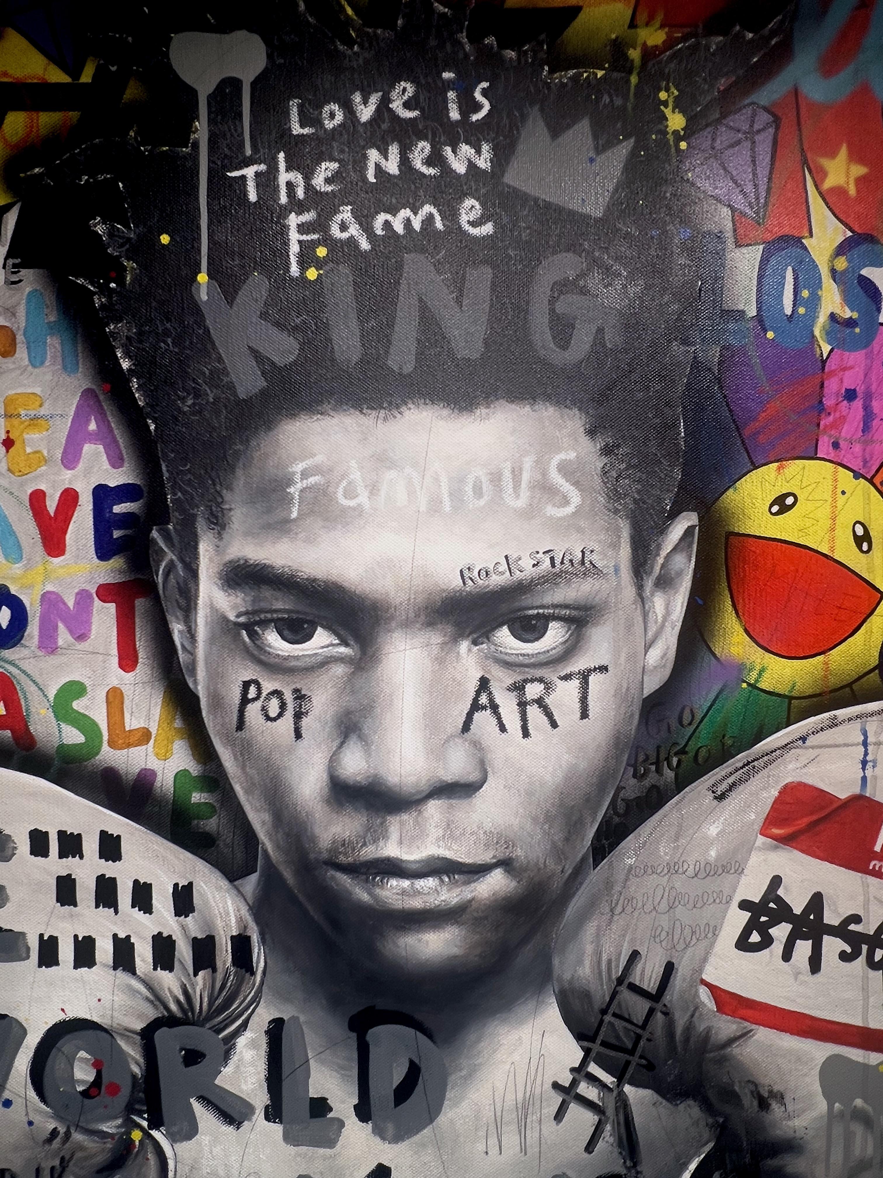 Boxe Basquiat - Painting di Jisbar