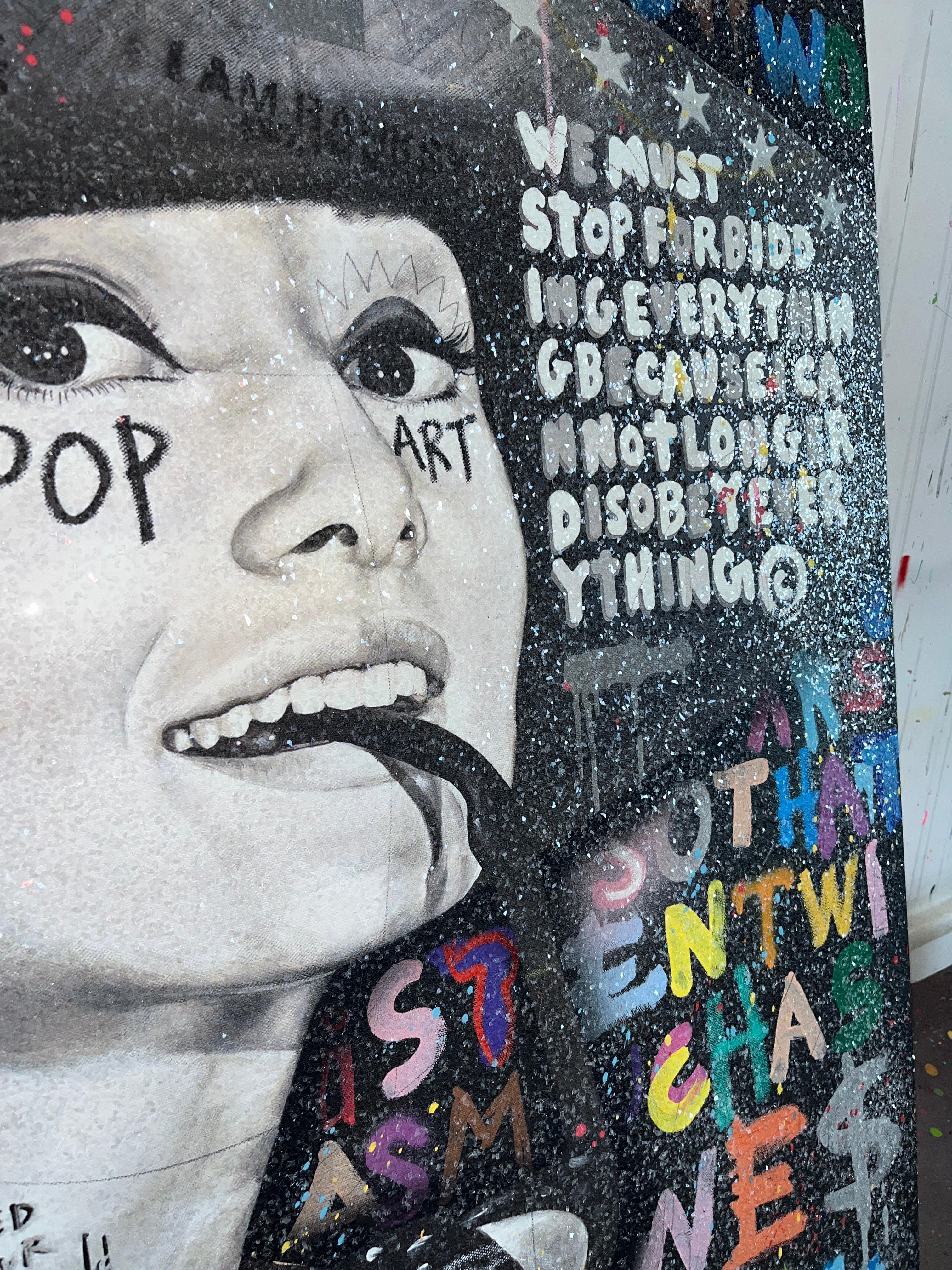 DD Hepburn - Pop Art Painting by Jisbar