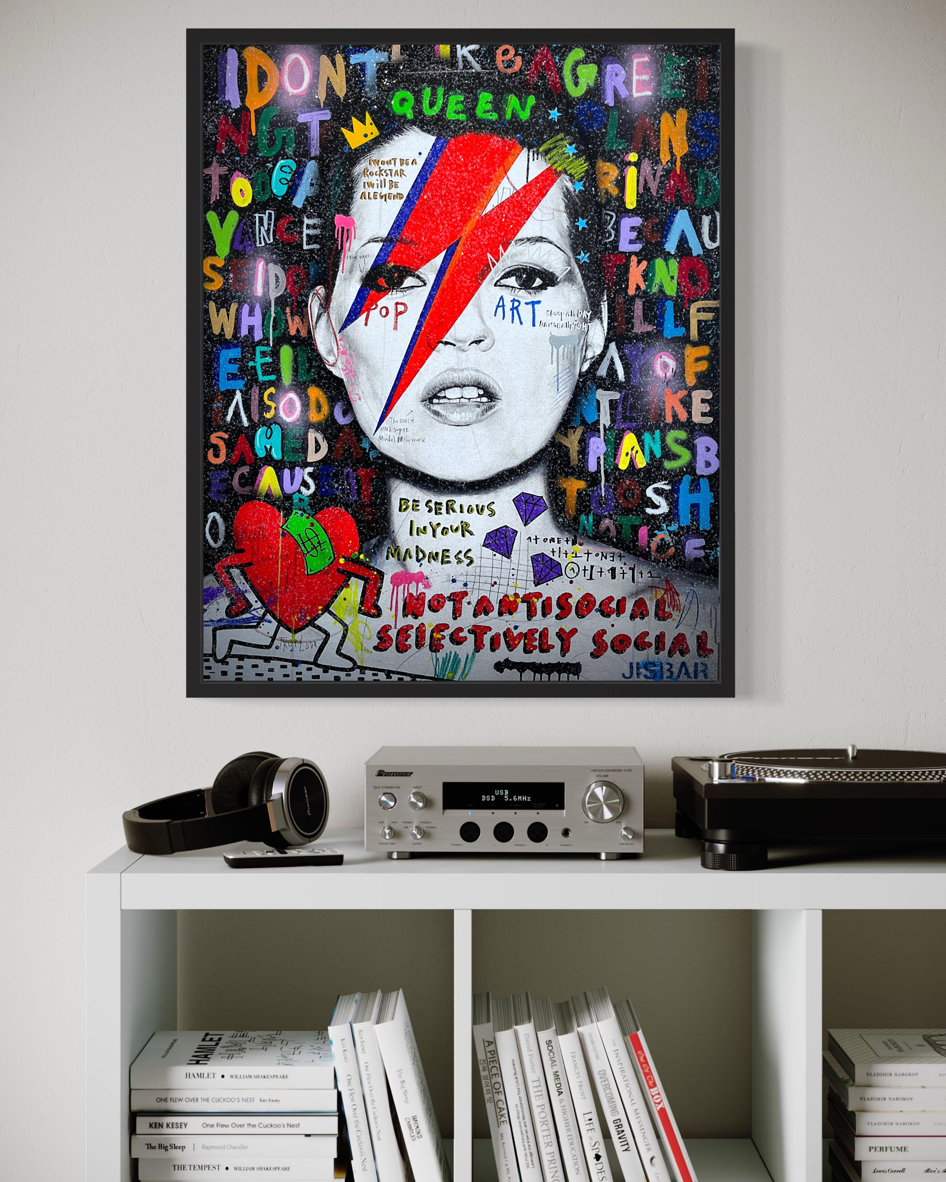 DD Kate Moss - Painting by Jisbar