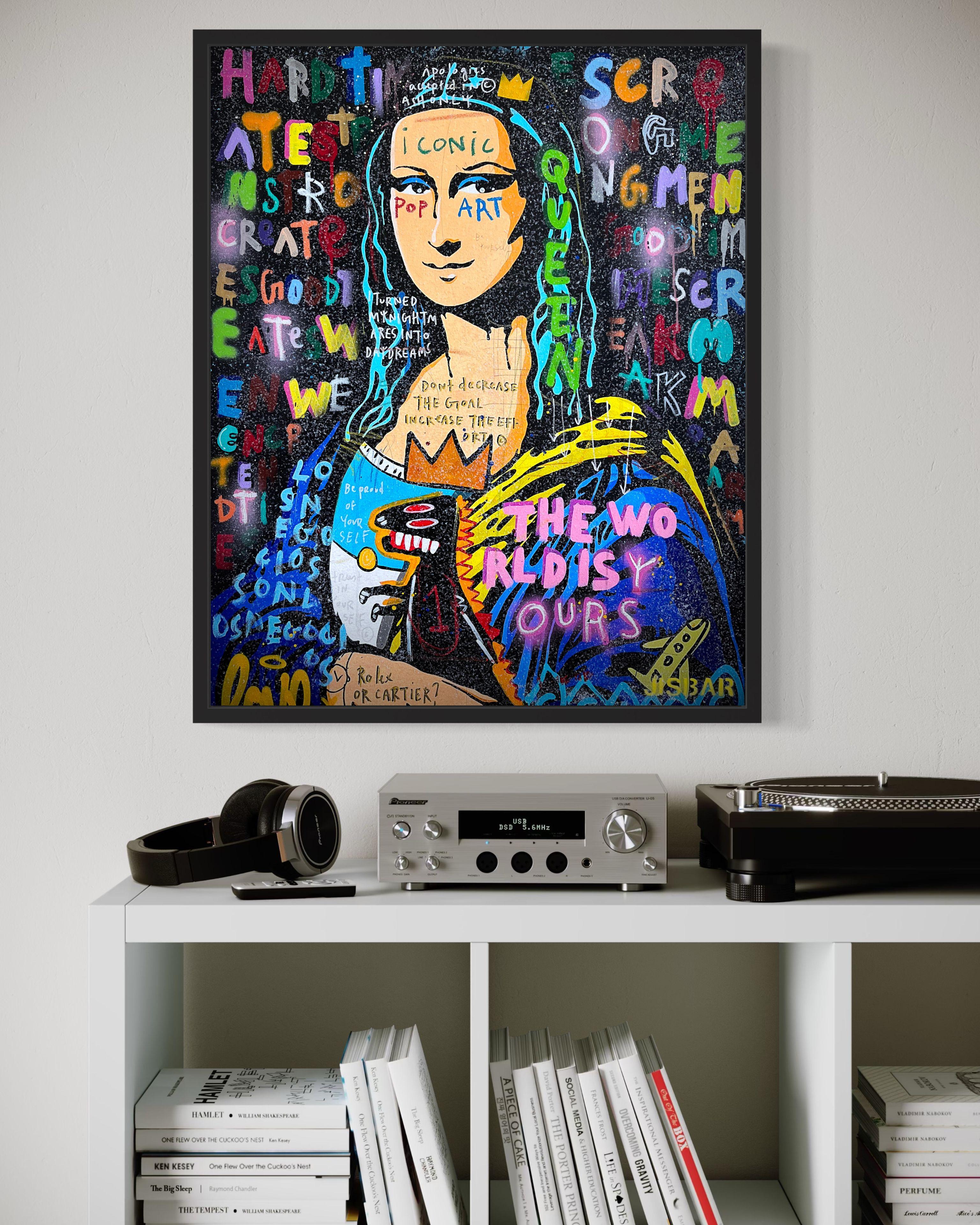 DD Mona - Painting by Jisbar