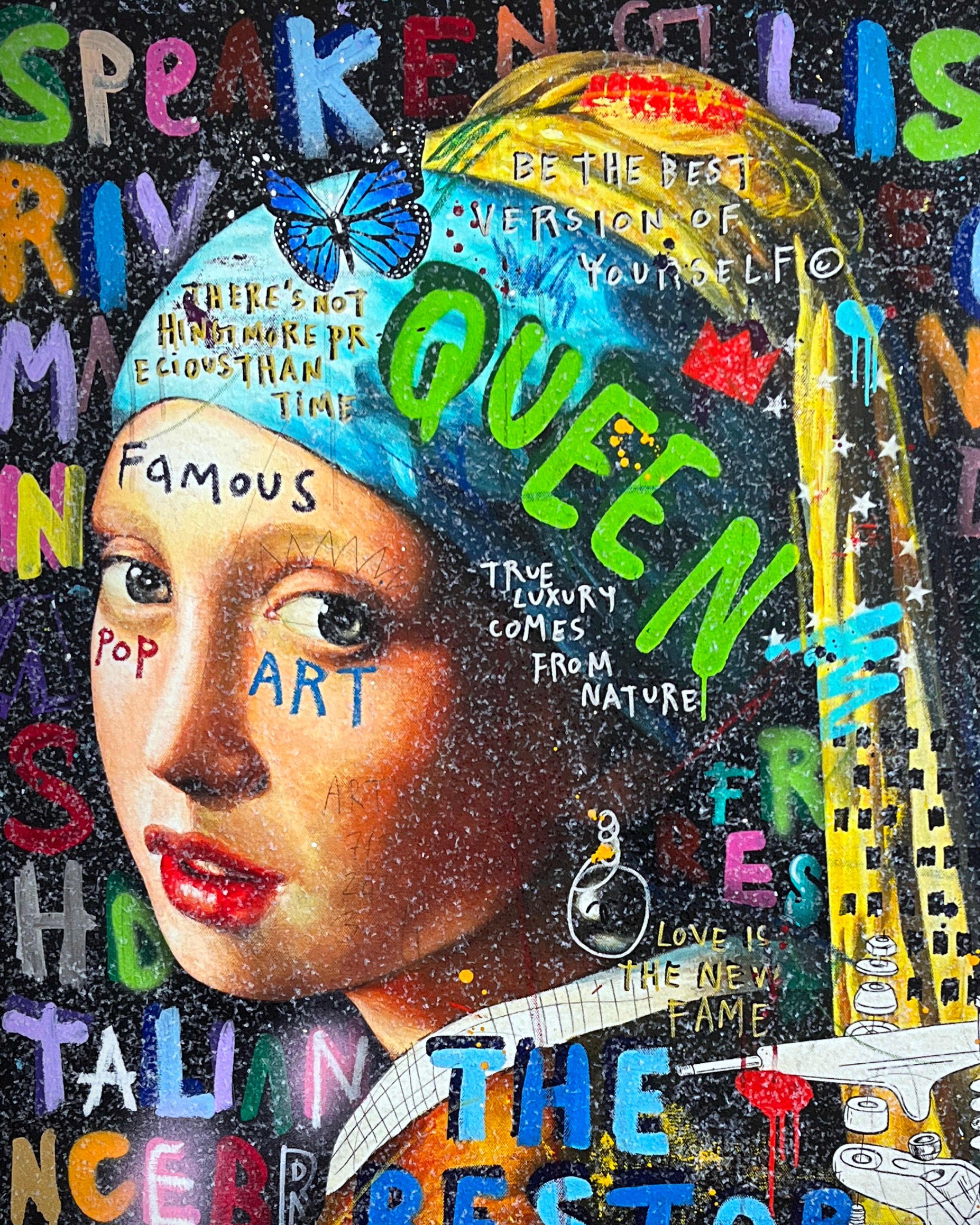 DD Young Pearl - Painting by Jisbar