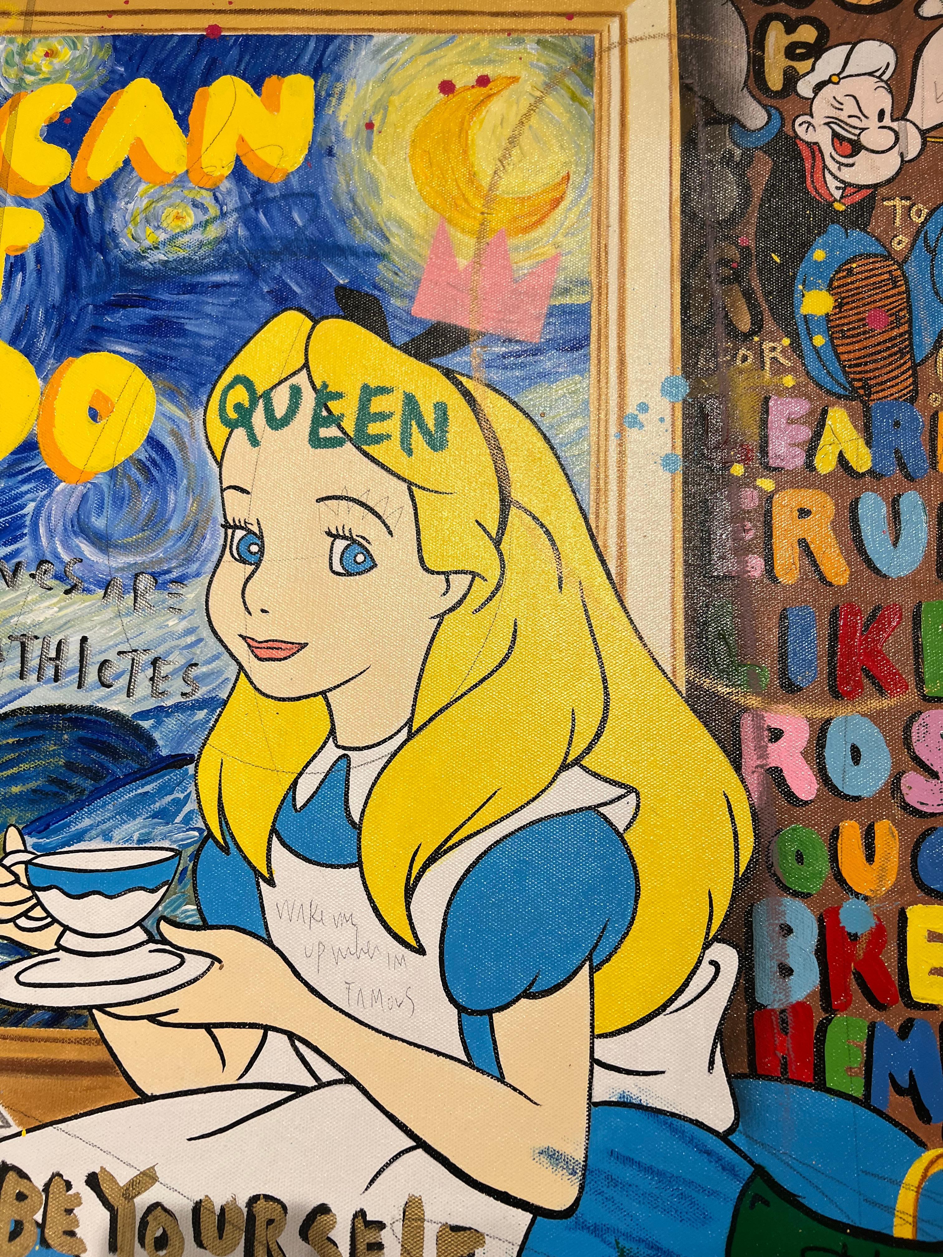 Dream It Like Alice - Painting by Jisbar