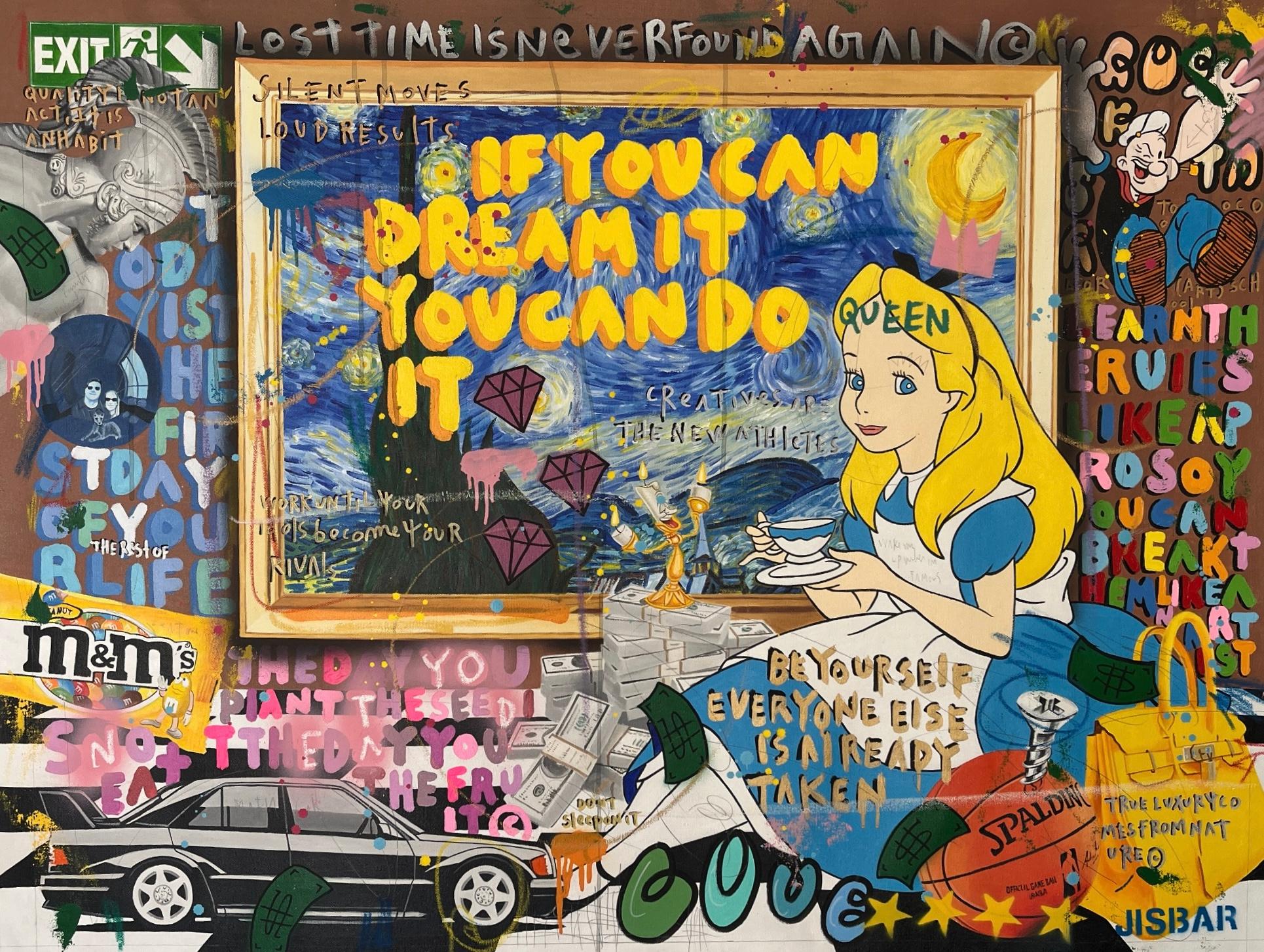 Jisbar Portrait Painting - Dream It Like Alice