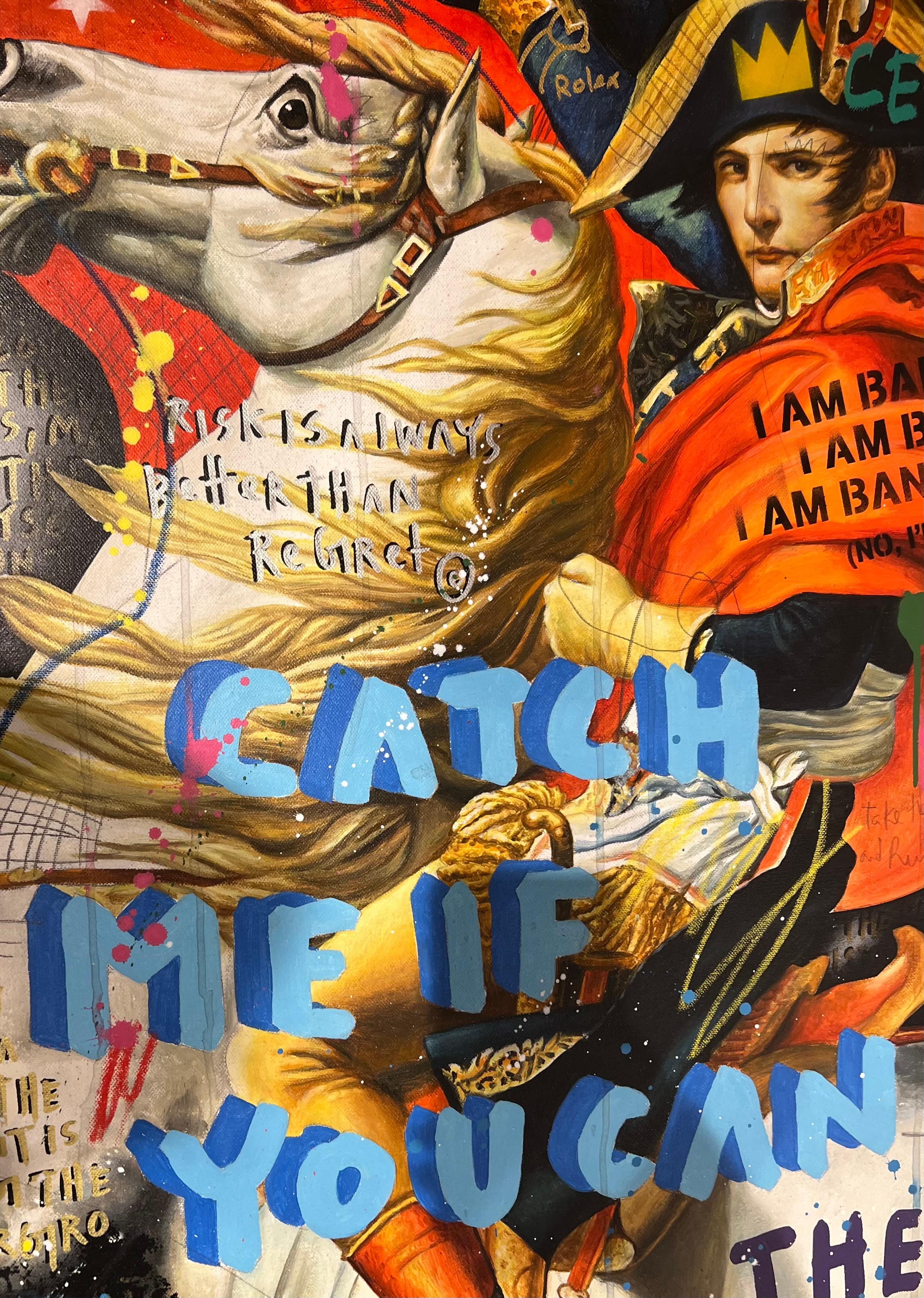 Interview Catch Me Empire Napoleon - Black Still-Life Painting by Jisbar