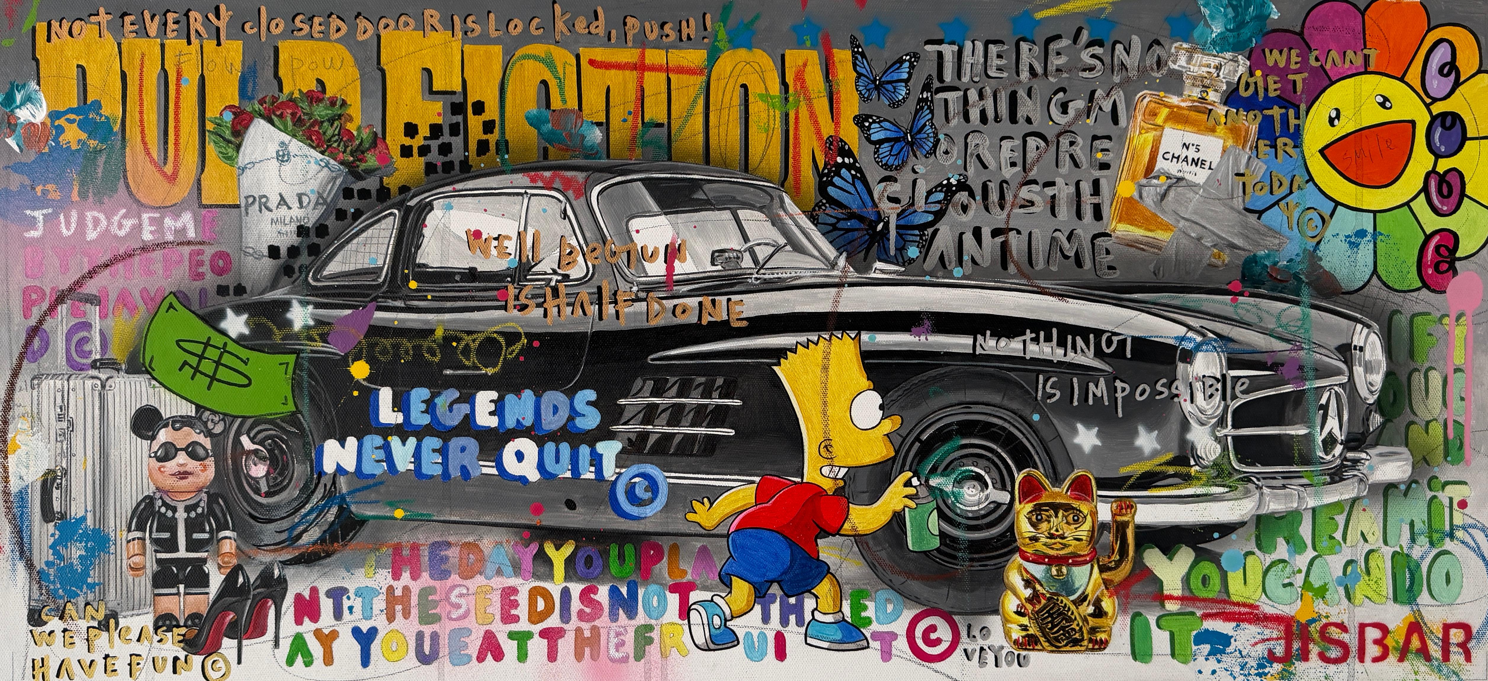 Jisbar Figurative Painting – Legende Merco