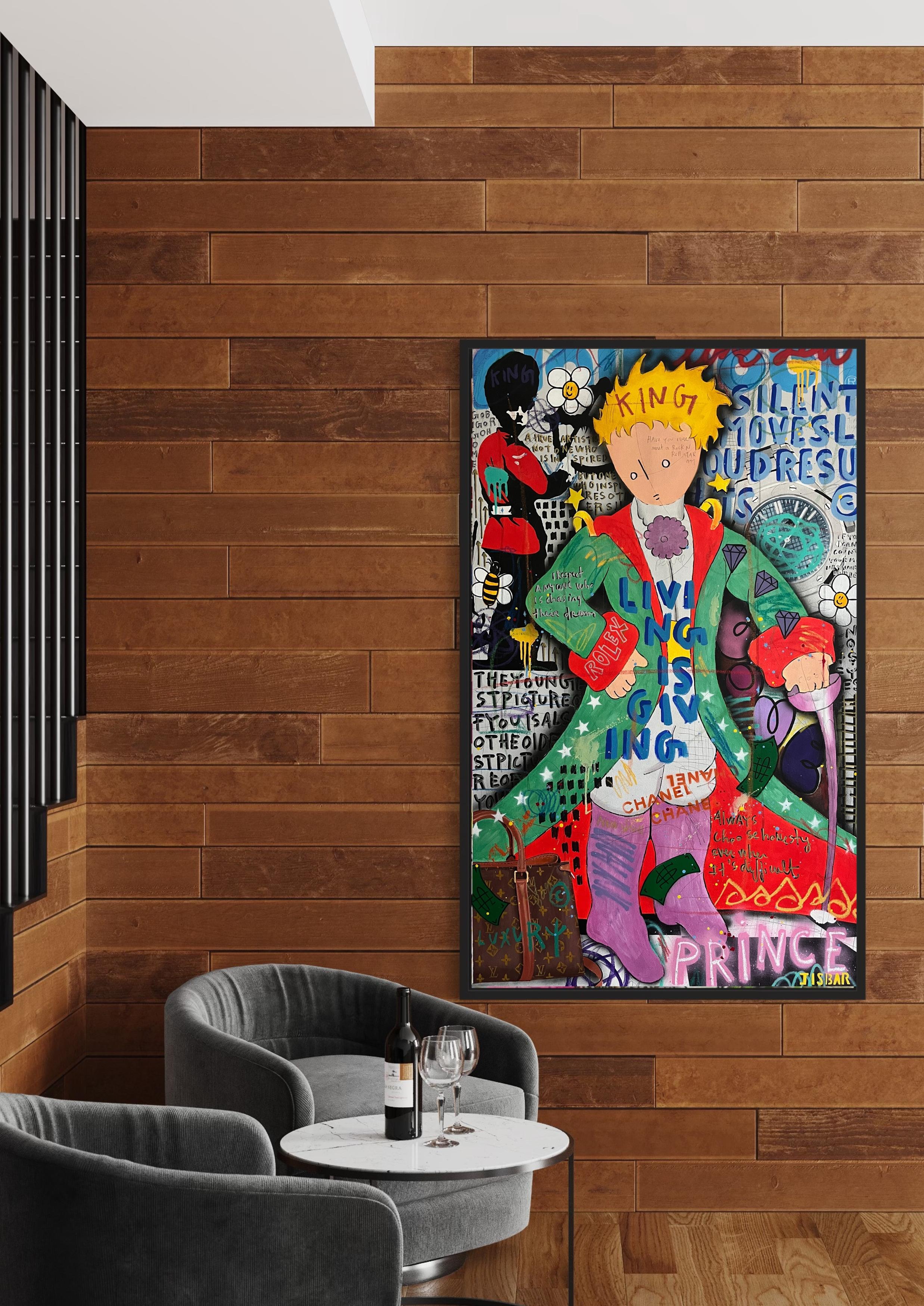 Luxe Prince - Painting by Jisbar