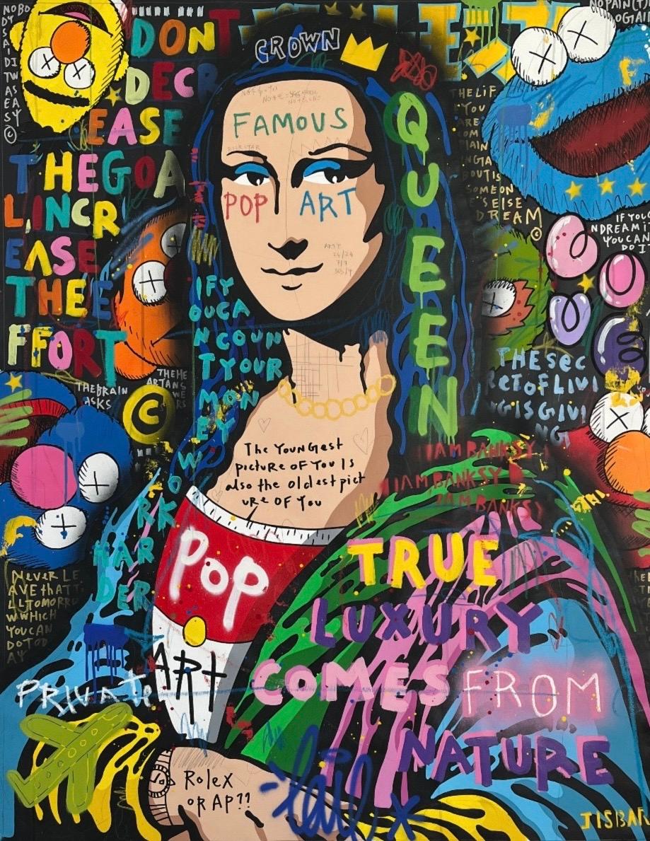 Portrait Painting di Jisbar - True Pop Joconde