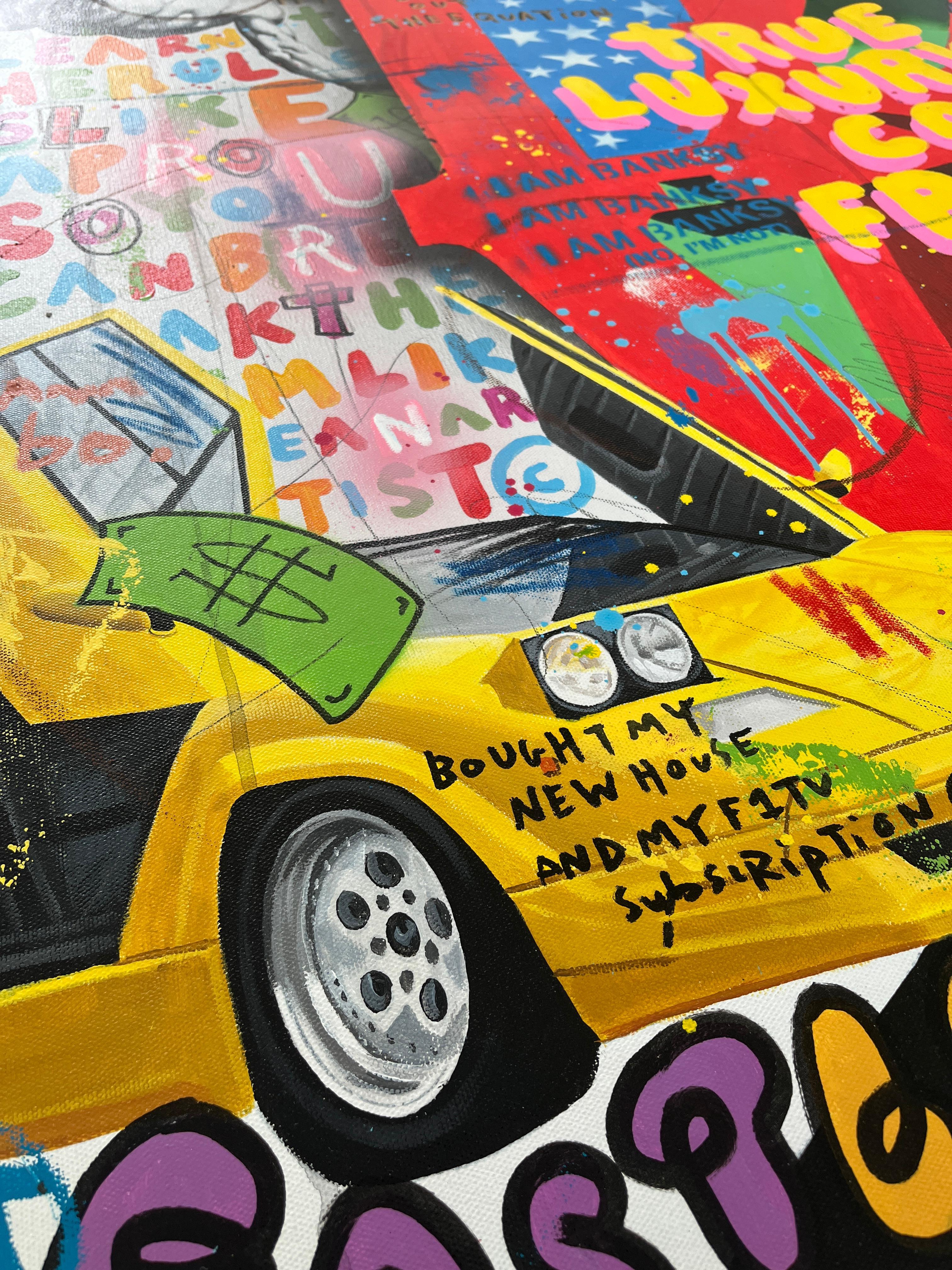 L'amore veloce per il lusso - Painting di Jisbar