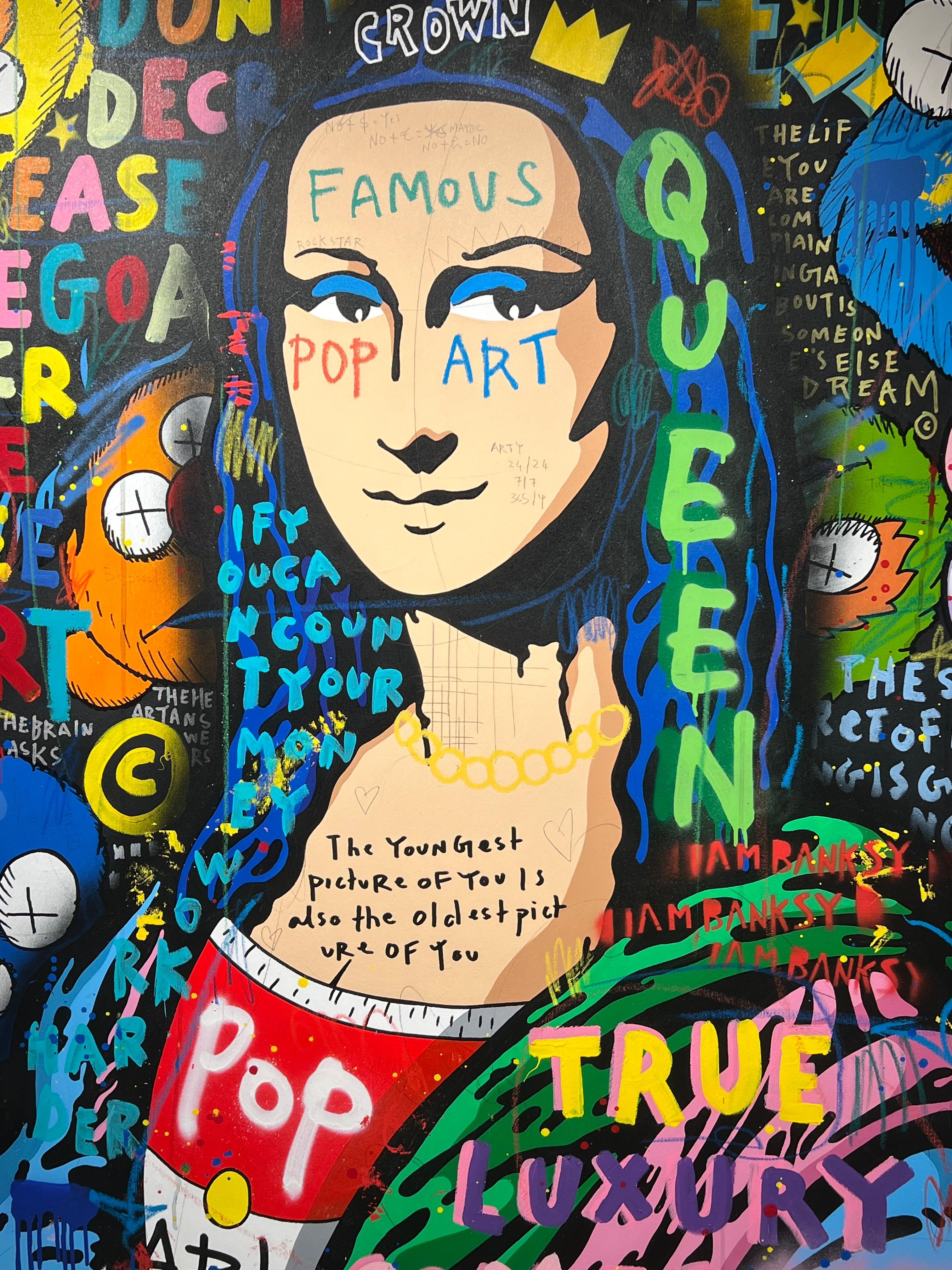 True Pop Joconde - Painting Pop Art di Jisbar