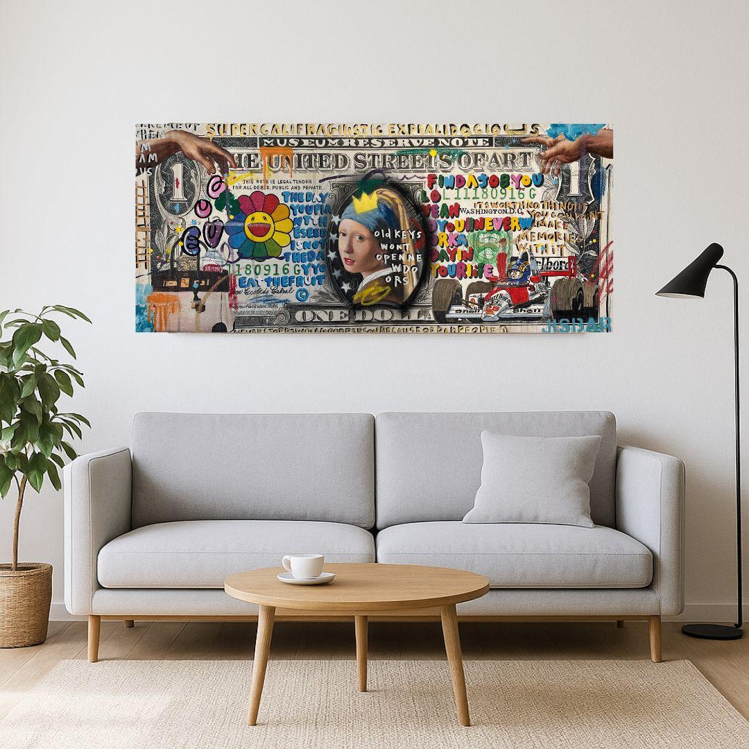 Young Pearl Lucky Bill – Painting von Jisbar