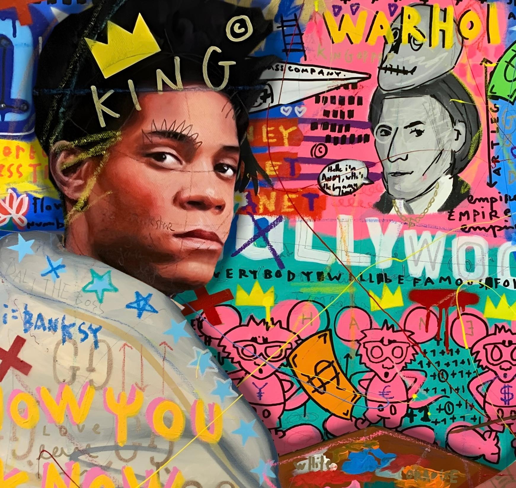 Ohne Titel Basquiat – Print von Jisbar