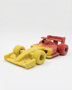 Candy Race Car Red & Yellow