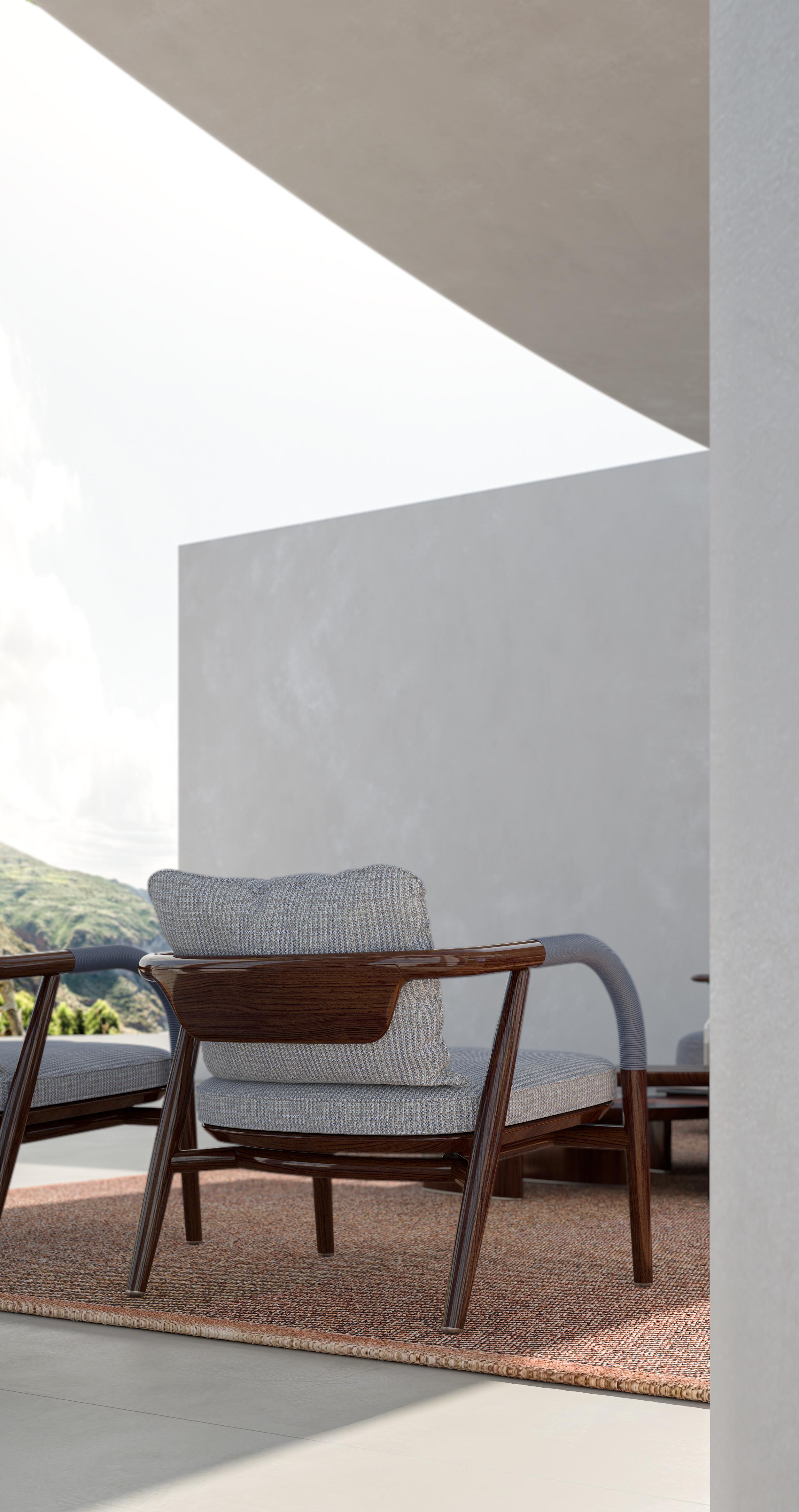 Contemporary Jiselle Armchair Outdoor For Sale