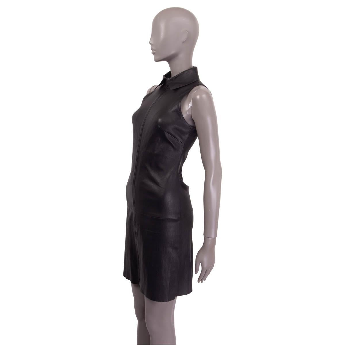 jitrois leather dress