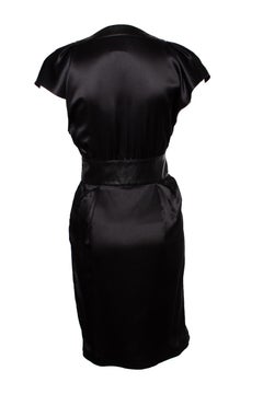 Jitrois, silk dress in black