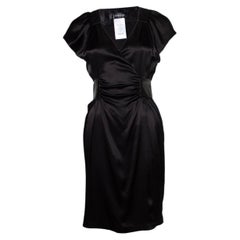 Jitrois, robe en soie noire
