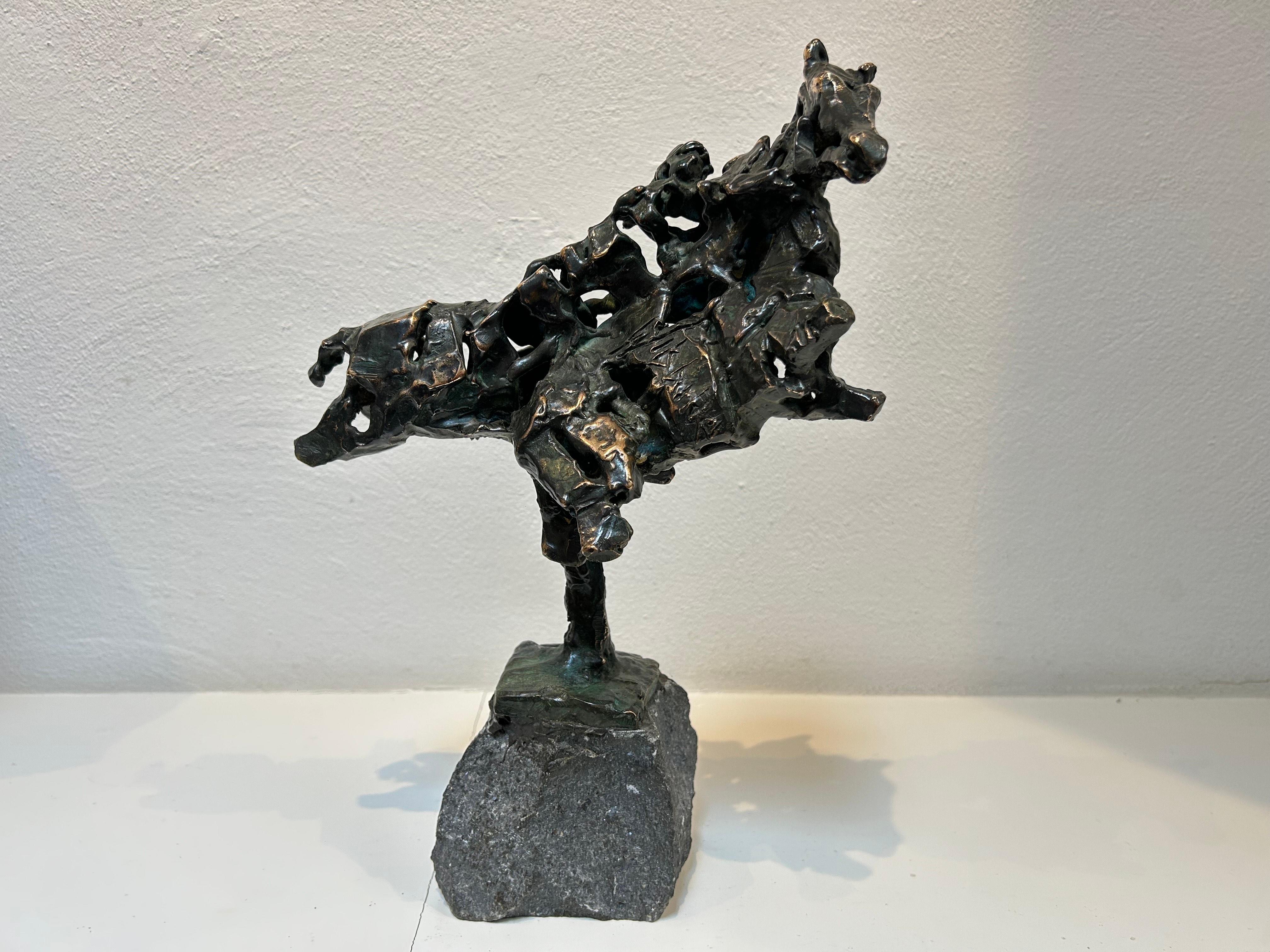 Amazone Ruiter Amazon Horseman Contemporary Animal Men Sculpture Bronze In Stock

Jits Bakker was a versatile Dutch artist: sculptor, painter, watercolorist, drawer, glass artist, silversmith, and graphic artist. He refused to be confined by one