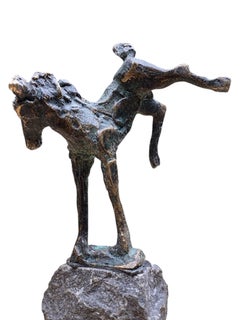 Dartel Veulen Puledro Frisky Cavallo Scultura in bronzo Animale in stock
