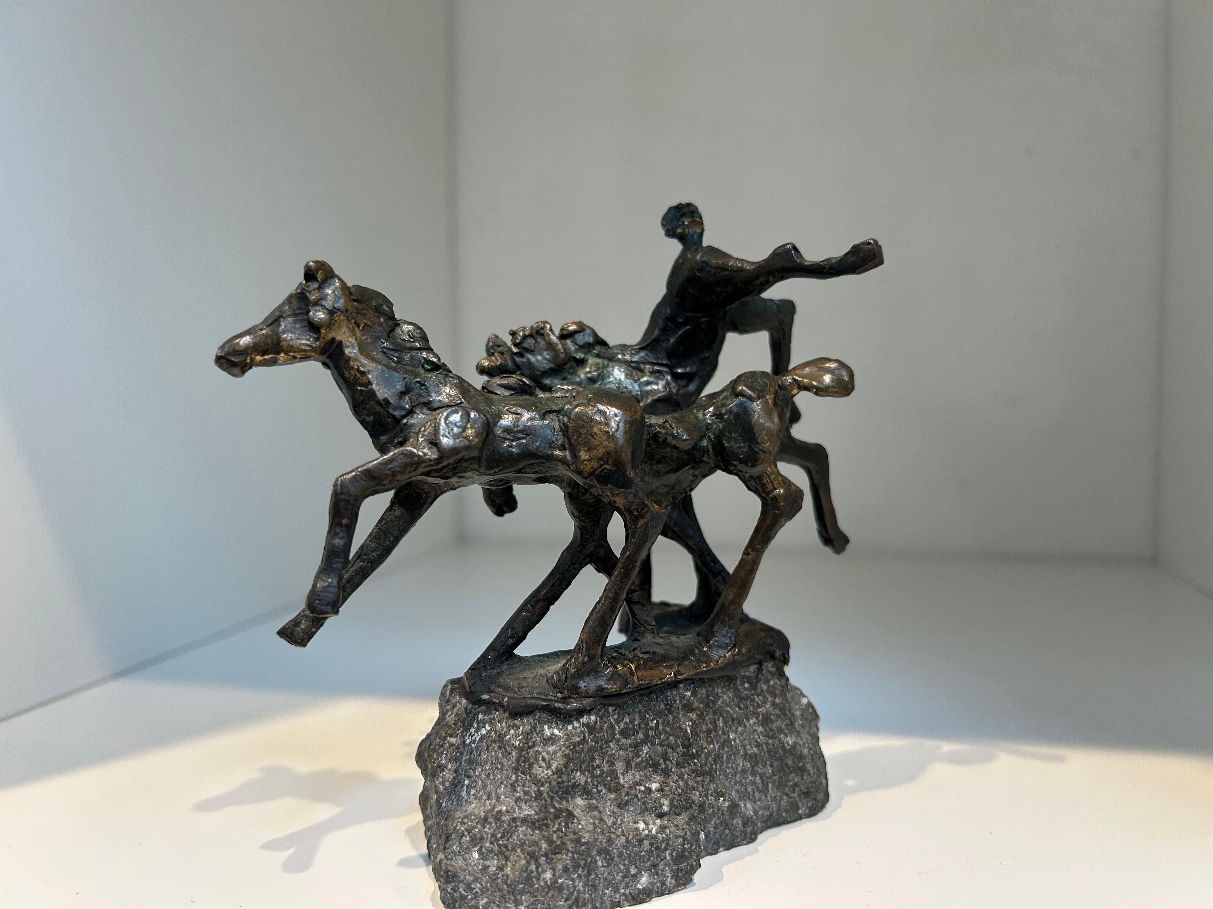 Drie Paarden Tre cavalli Scultura figurativa animale contemporanea In magazzino in vendita 2