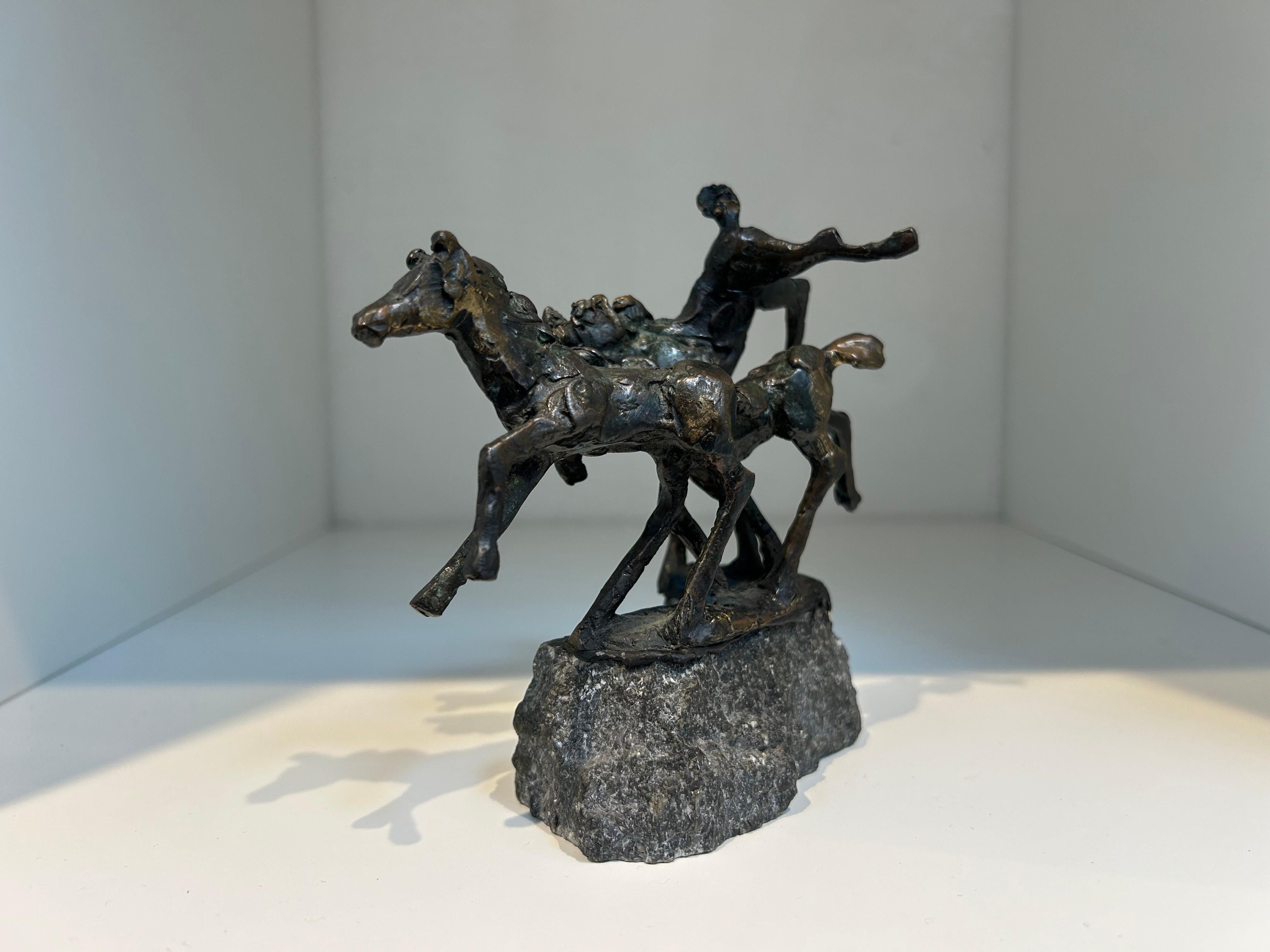 Drie Paarden Tre cavalli Scultura figurativa animale contemporanea In magazzino in vendita 3