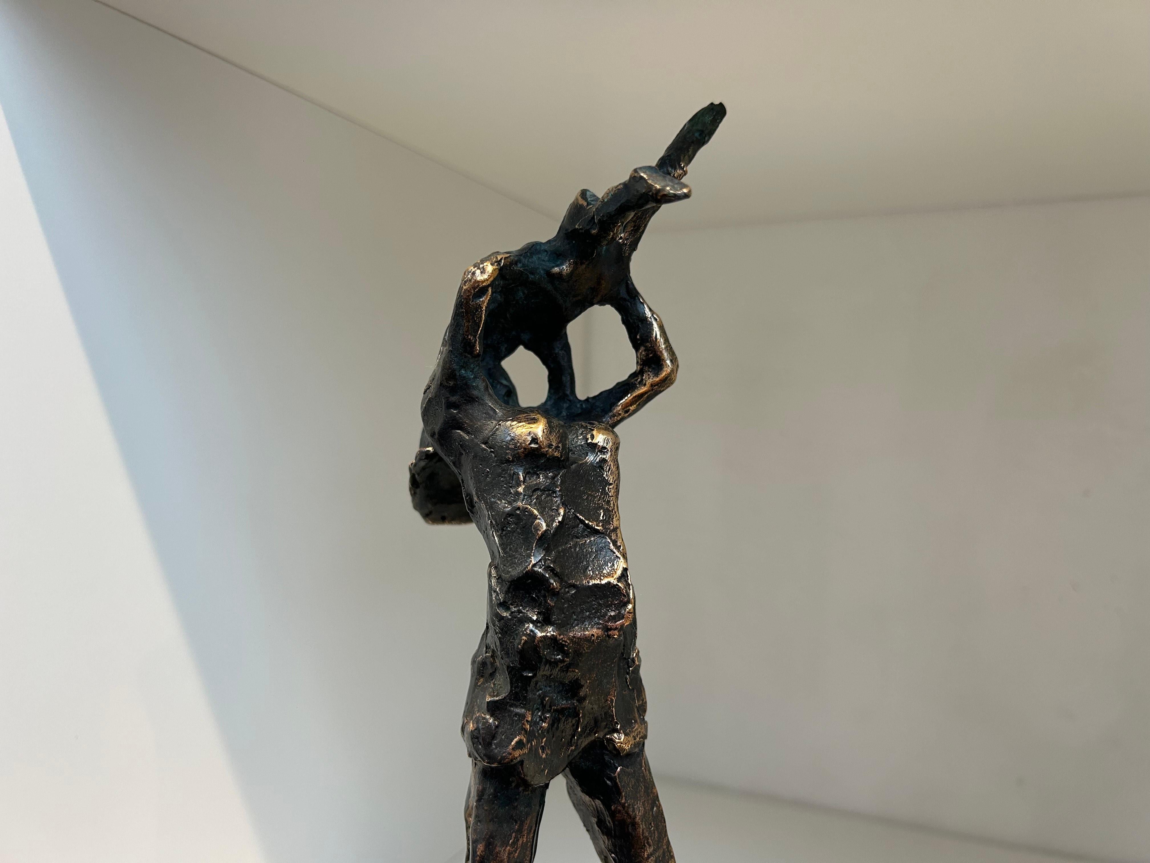 Happiness Big Woman Child Scultura contemporanea figurativa in bronzo In magazzino in vendita 4