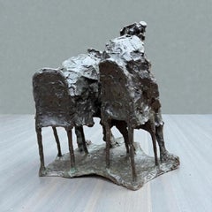 Herinnering 3 Memory Souvenir Bronze Sculpture Friendship Love En stock