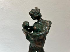 Heupmoeder Hip Mother with Child Nude Figurative Woman Sculpture Contemporary