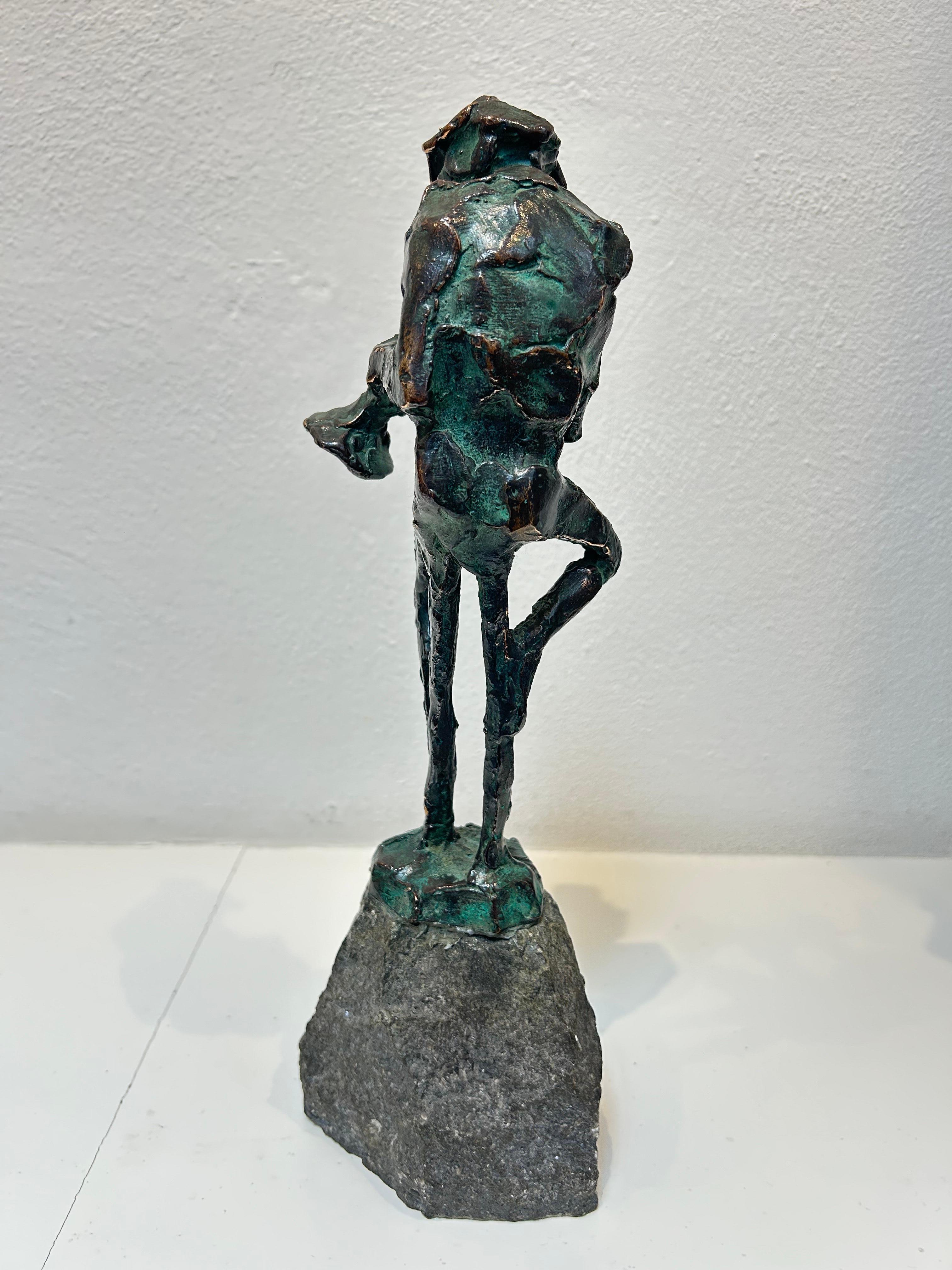 Miles Davis Trumpetist Jazz Musician Bronce Escultura Figurativa Hombre En Stock en venta 3