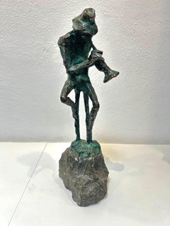 Miles Davis Trumpetist Jazz Musician Bronze Figurative Men Sculpture In Stock