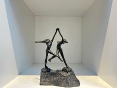 Tweede Olympiade Danseressen Dancing Woman Modern Bronze Sculpture New In Stock