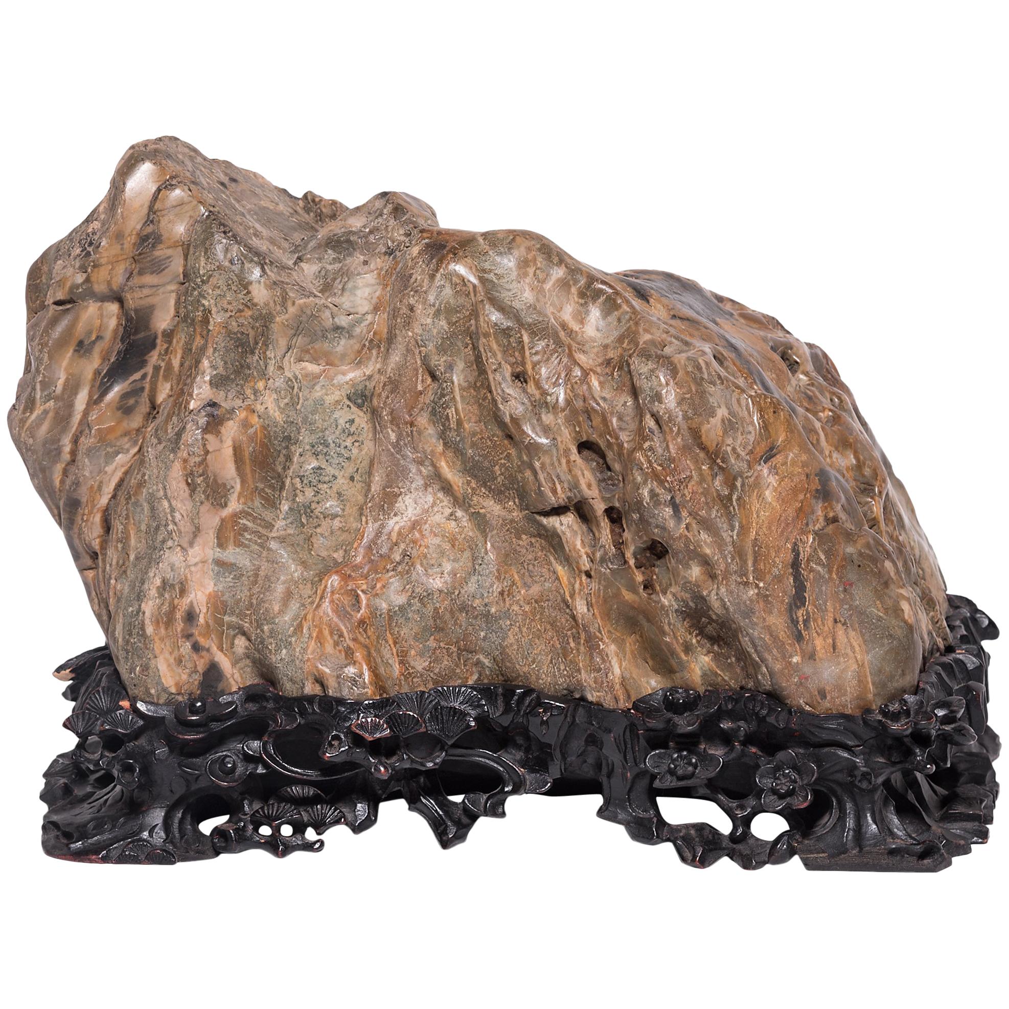 Jiulongbi Mountain Meditation Stone For Sale