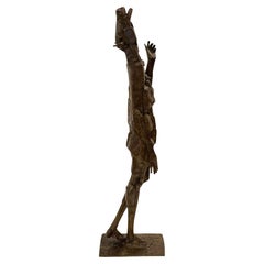 Bronze Horse/Man Sculpture by Jivko Sedlarski 1/1