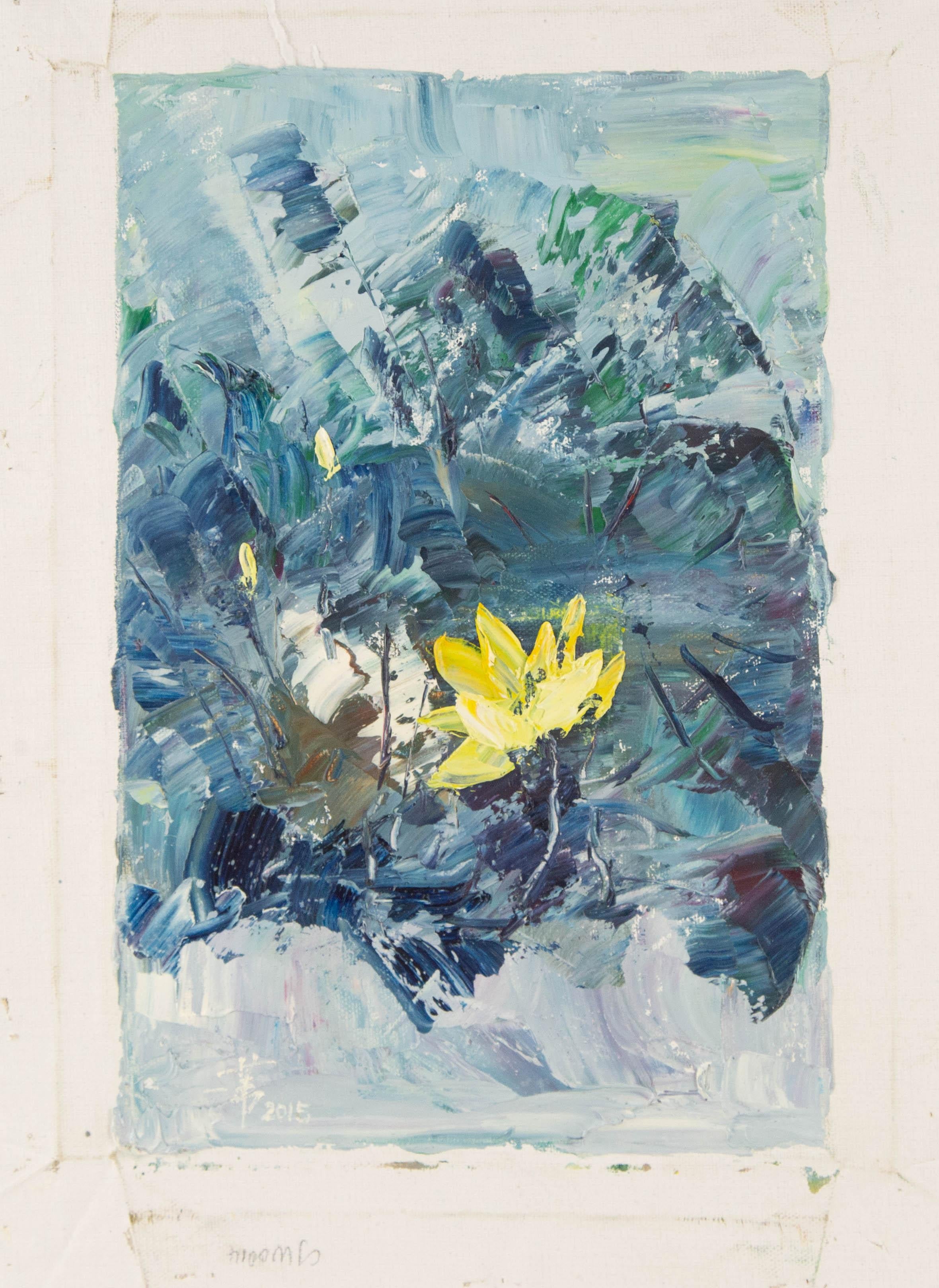 Jiwei Chen Floral Original Öl auf Leinwand 