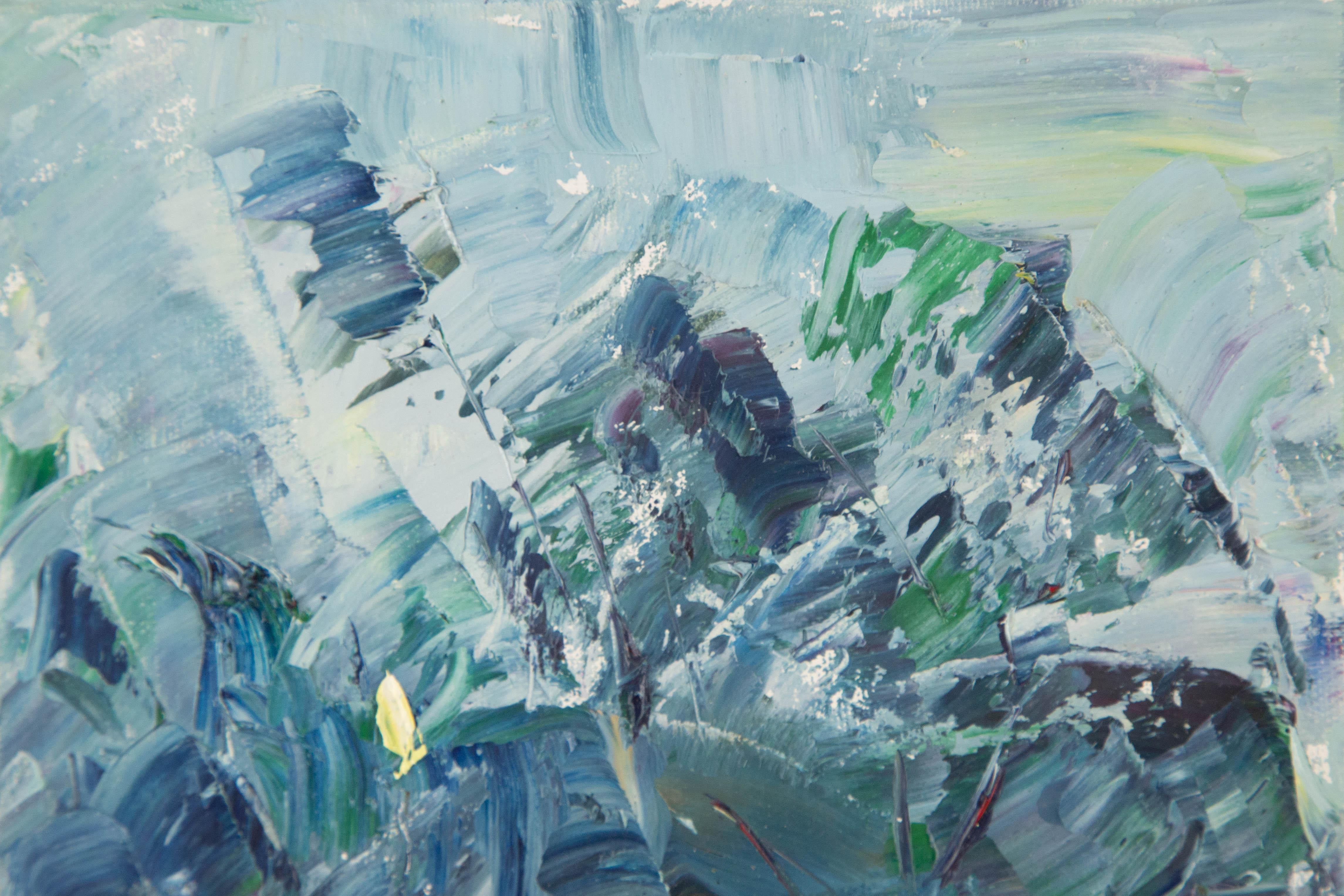 Jiwei Chen Floral Original Öl auf Leinwand 