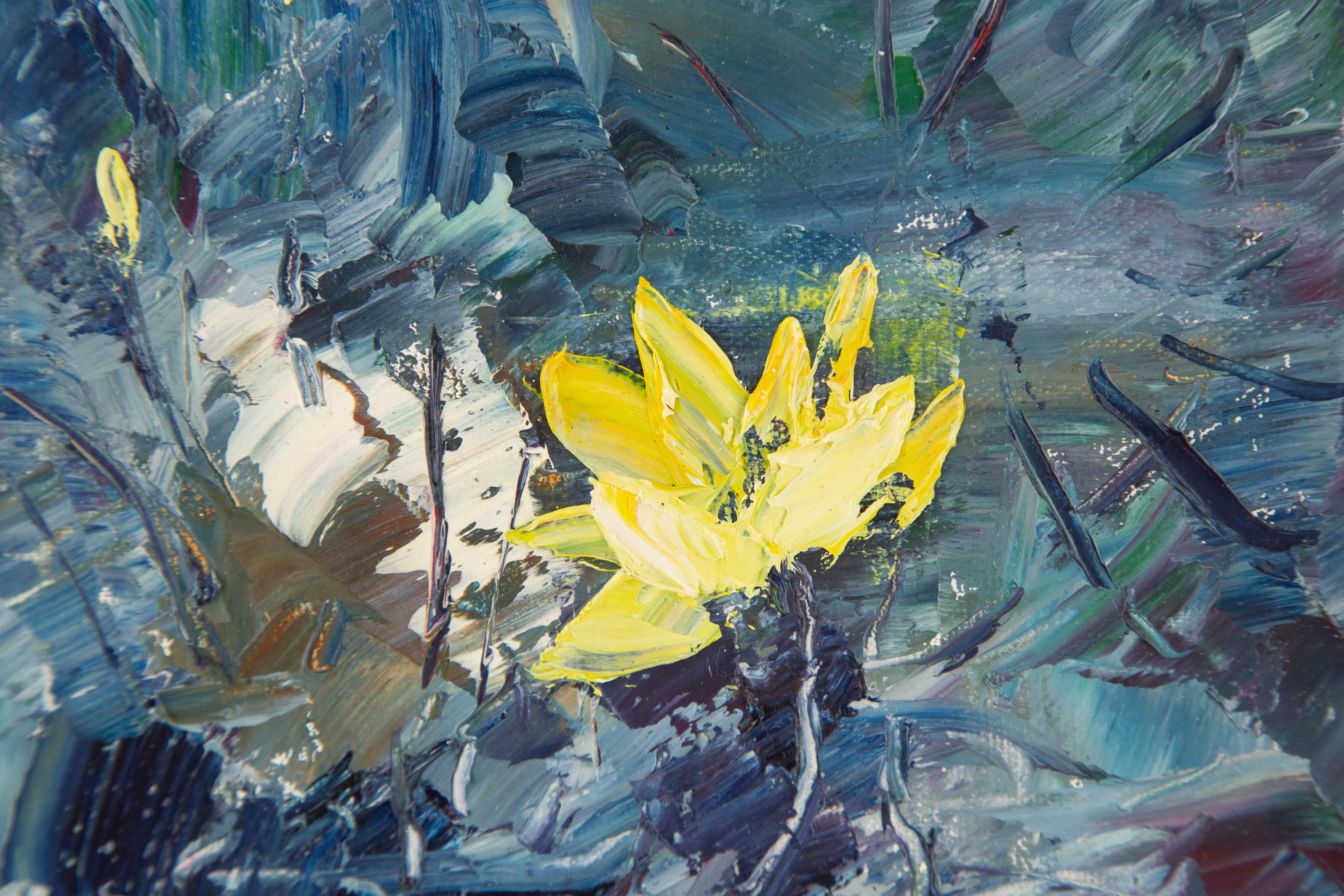 Jiwei Chen Floral Original Öl auf Leinwand 