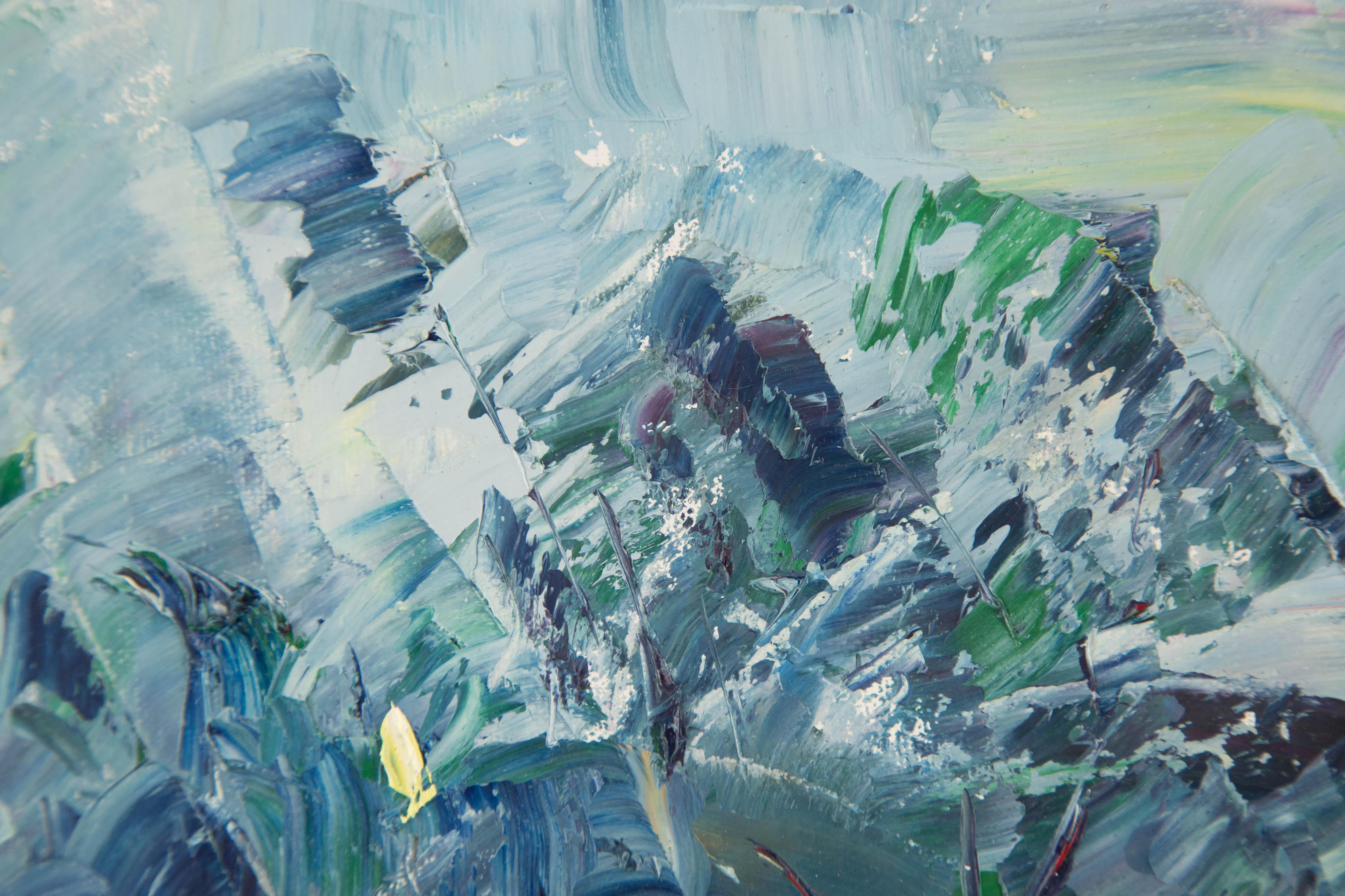 Jiwei Chen Floral Original Öl auf Leinwand 