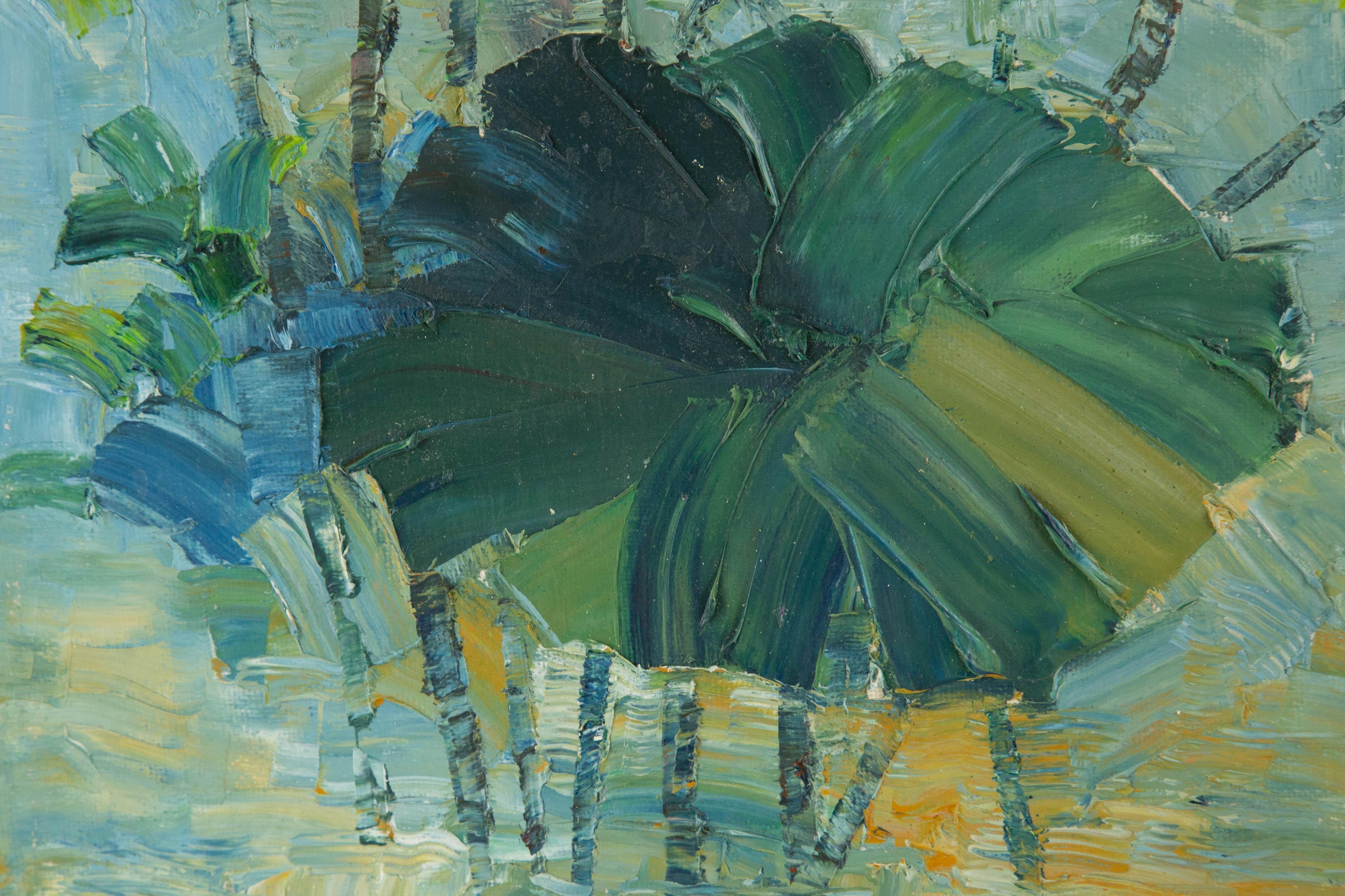 Jiwei Chen Floral Original Öl auf Leinwand 