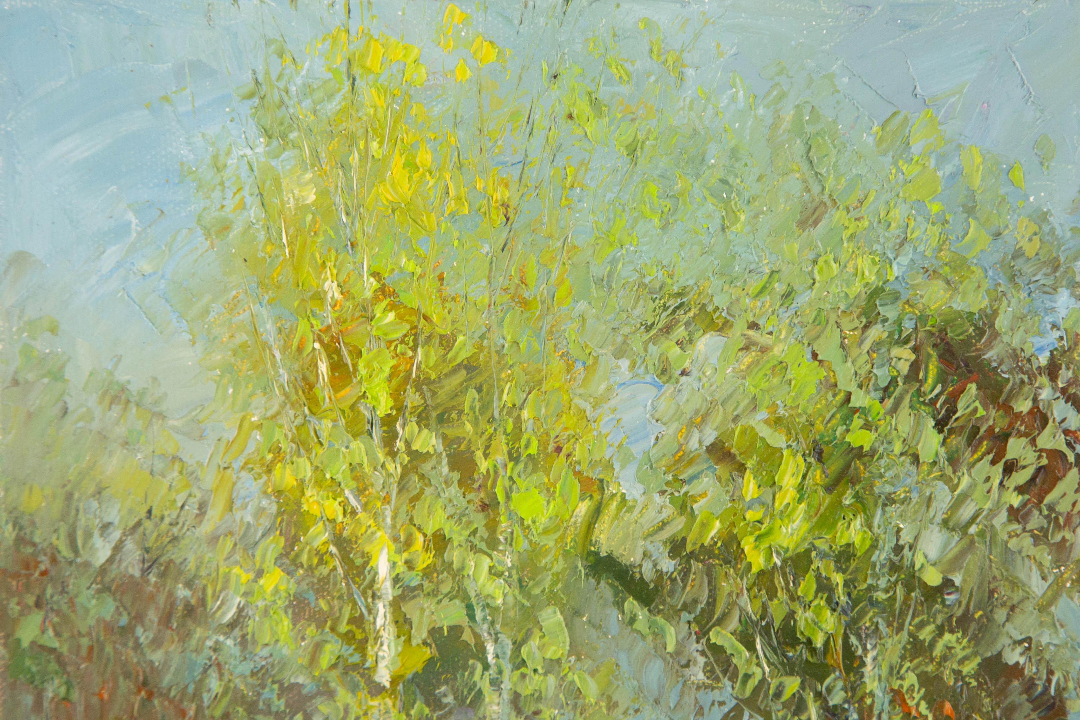Jiwei Chen Landscape Original Oil On Canvas 