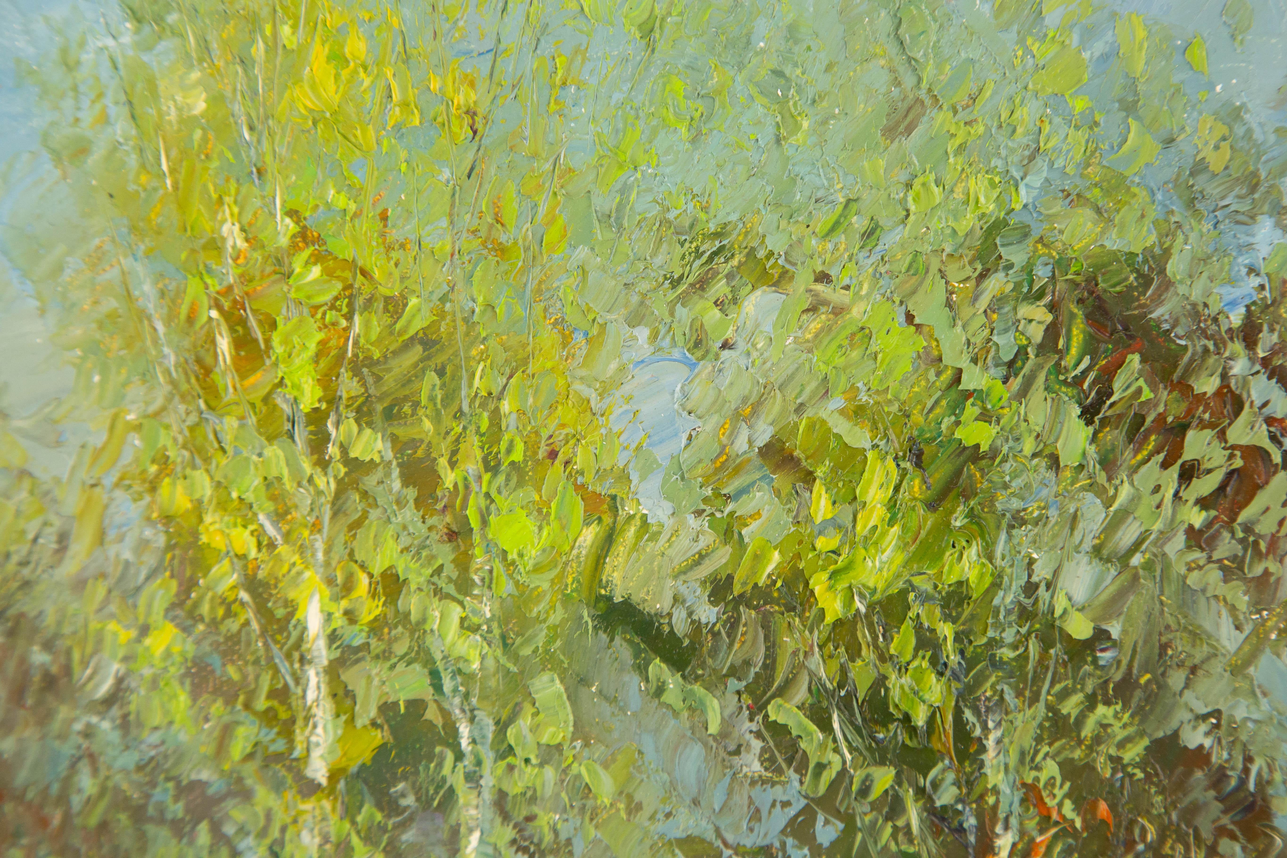 Jiwei Chen Landscape Original Oil On Canvas 