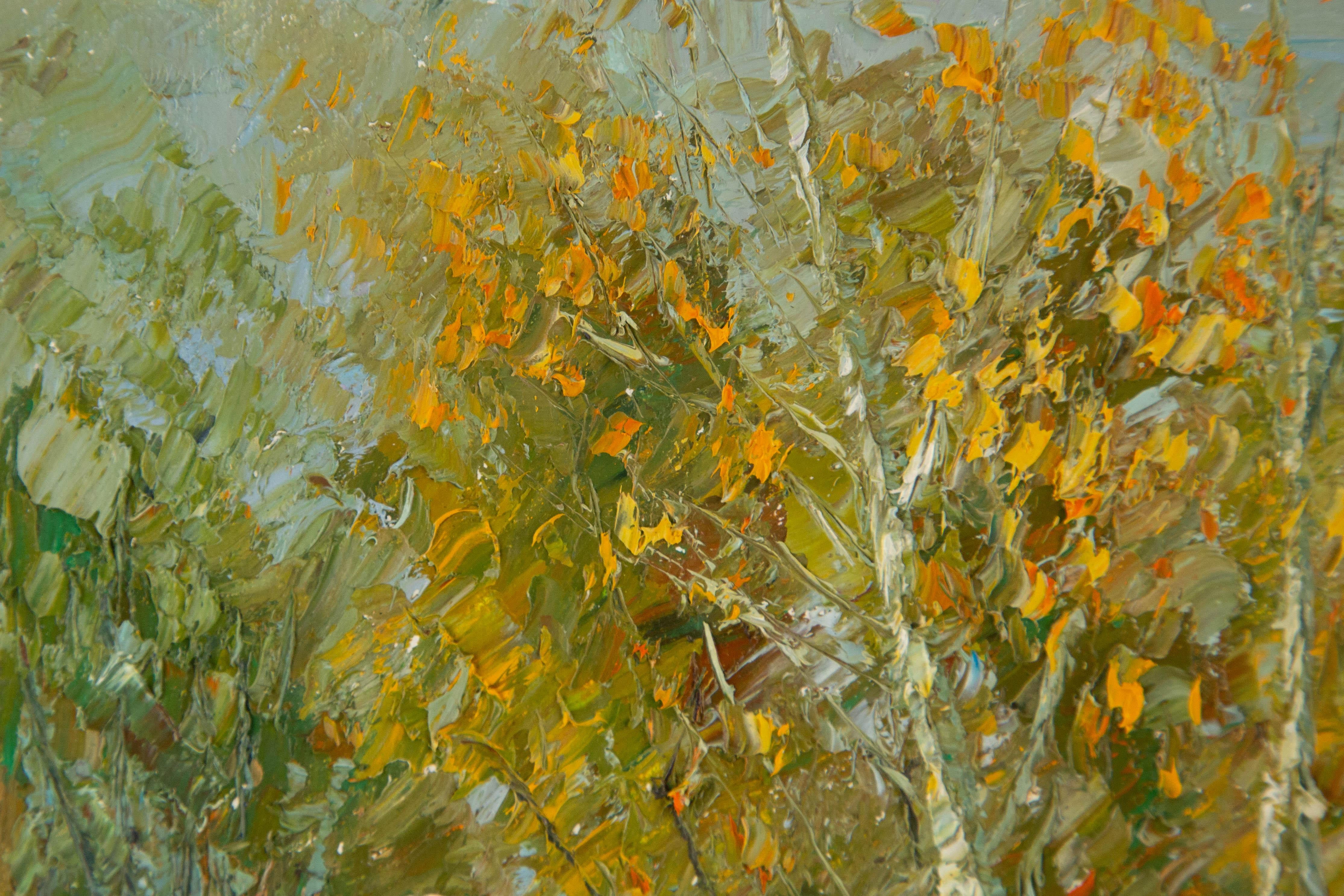 Jiwei Chen Landscape Original Oil On Canvas 