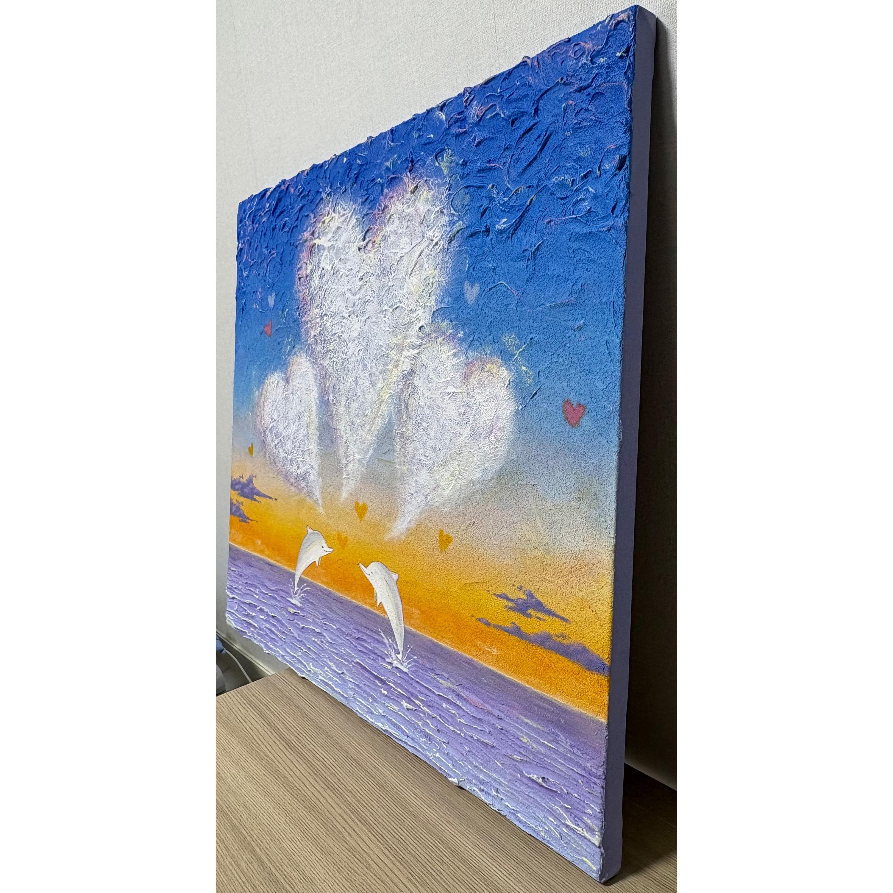 Arte contemporanea coreana di Jiwoo Oh - Storia dei delfini 2 in vendita 2