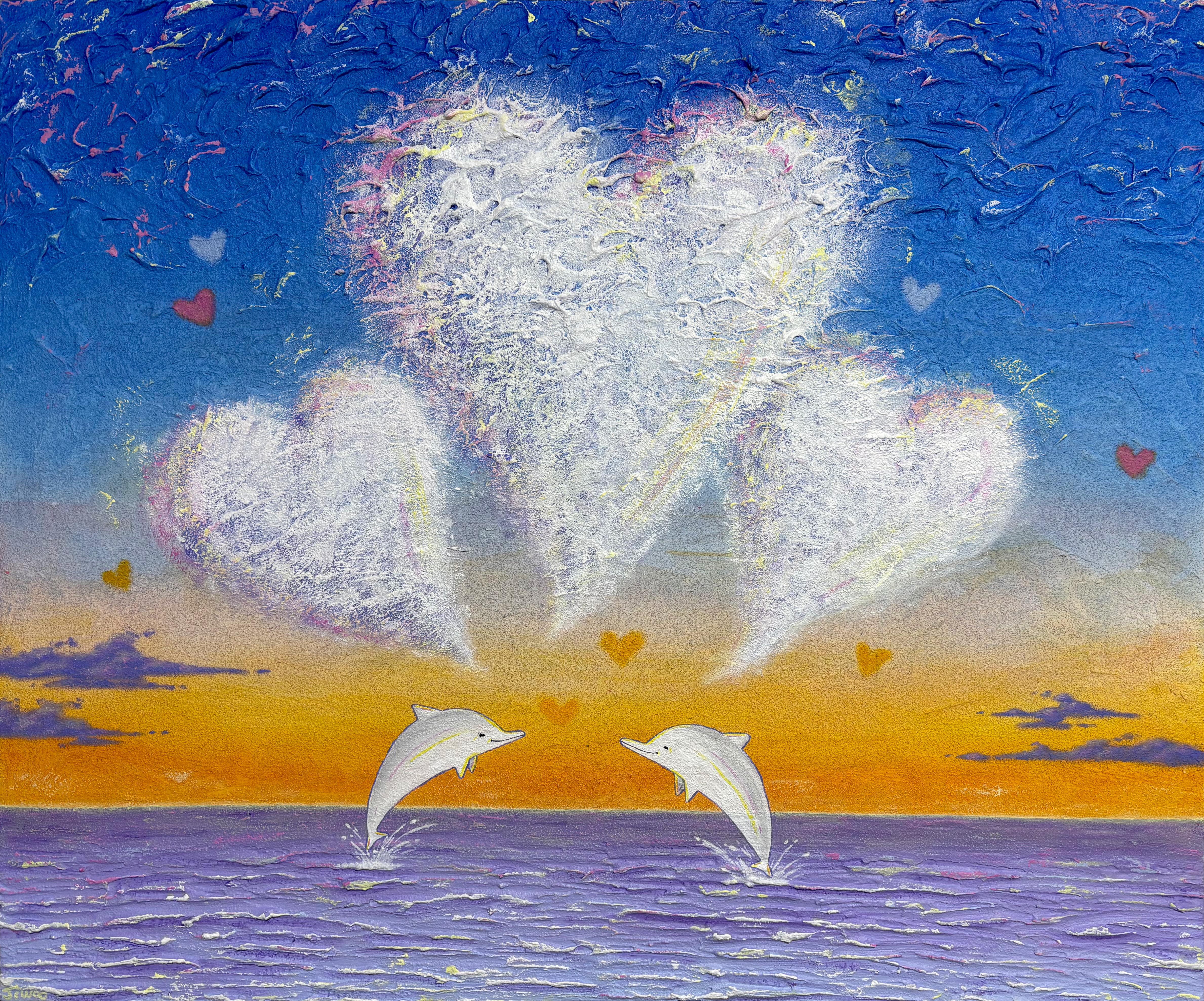 Arte contemporanea coreana di Jiwoo Oh - Storia dei delfini 2