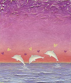 Arte coreano contemporáneo de Jiwoo Oh - Dolphins Story 3