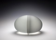 "Black and White Diatom Segmentation", Contemporary, Cast, Glass, Sculpture