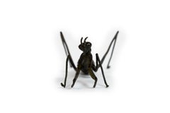 Jizai okimono bronze sculpture of an articulated praying mantis