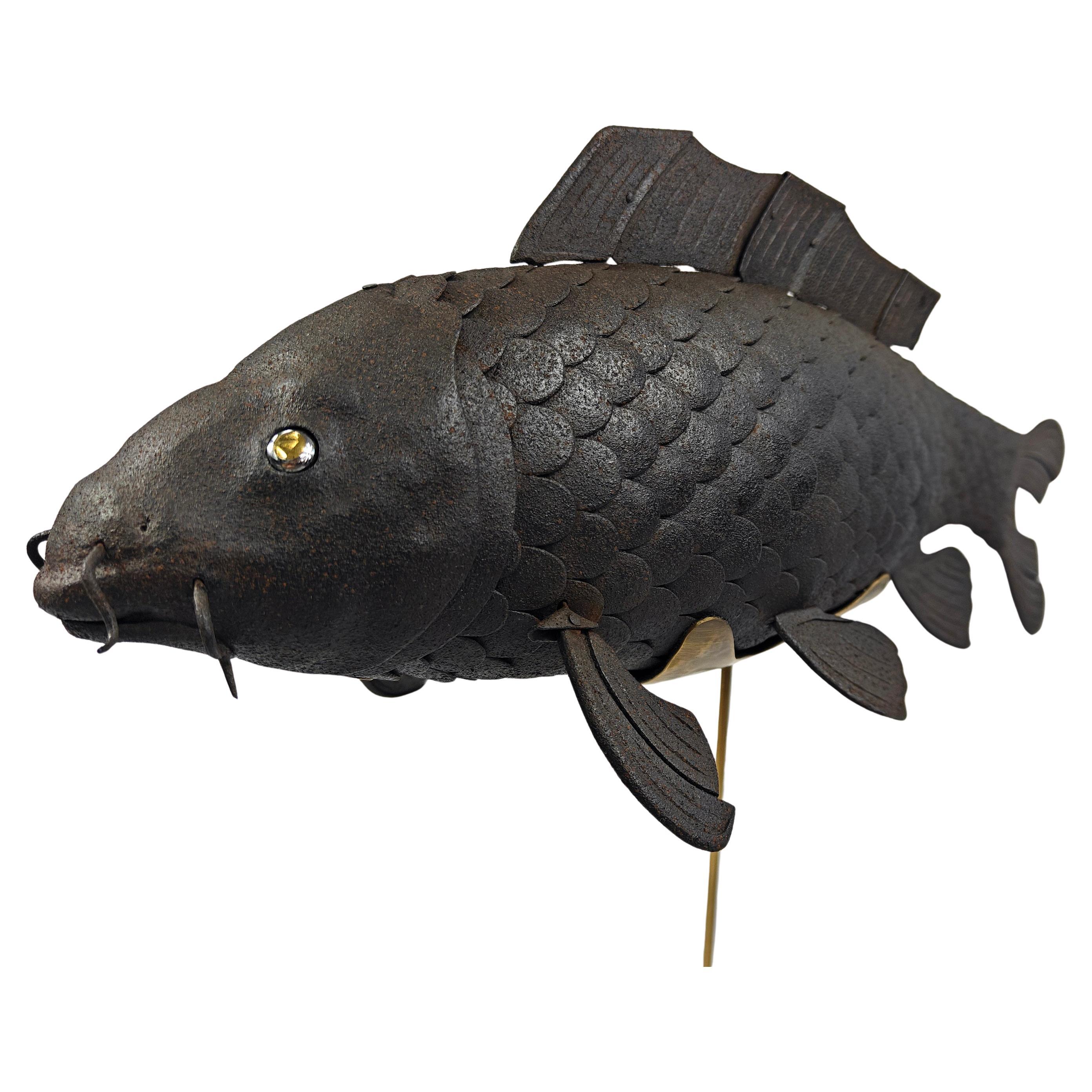 Carpa Koi Jizai Okimono in vendita