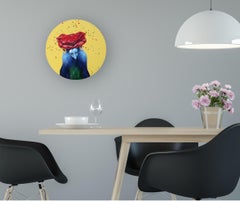 All Steamed Up - Original zeitgenössisches Kunstwerk - surrealistische Tiermalerei